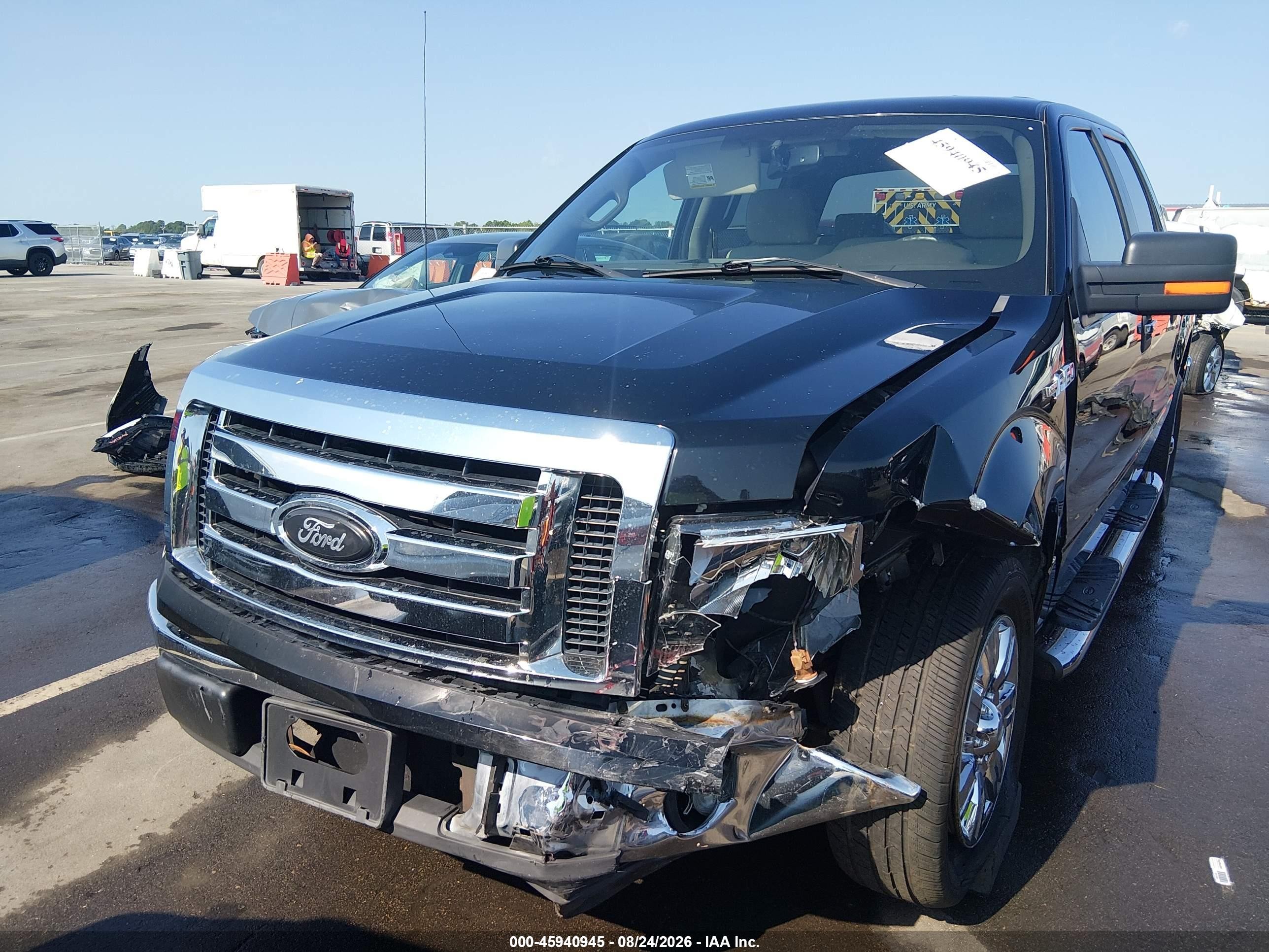 2009 Ford F-150 King Ranch/lariat/platinum/xl/xlt Black vin: 1FTPW12V29FA24595