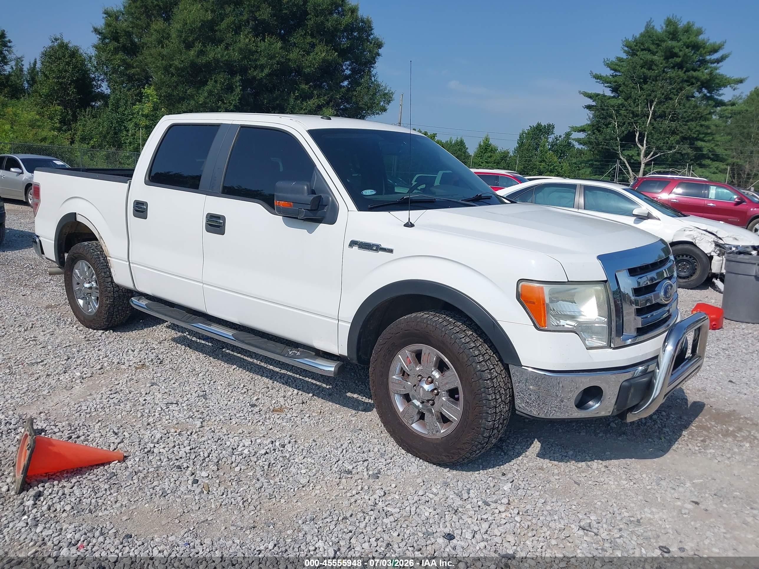 2009 Ford F-150 King Ranch/lariat/platinum/xl/xlt White vin: 1FTPW12V29KB65965
