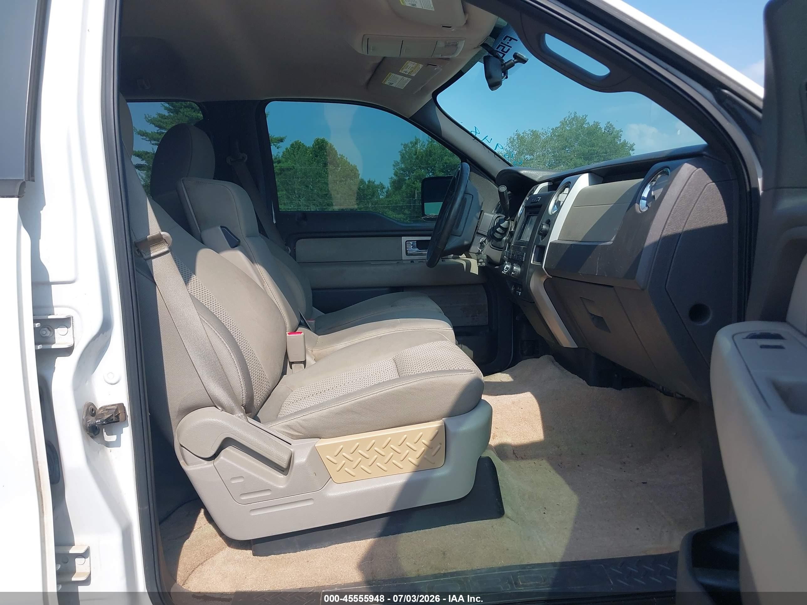2009 Ford F-150 King Ranch/lariat/platinum/xl/xlt White vin: 1FTPW12V29KB65965
