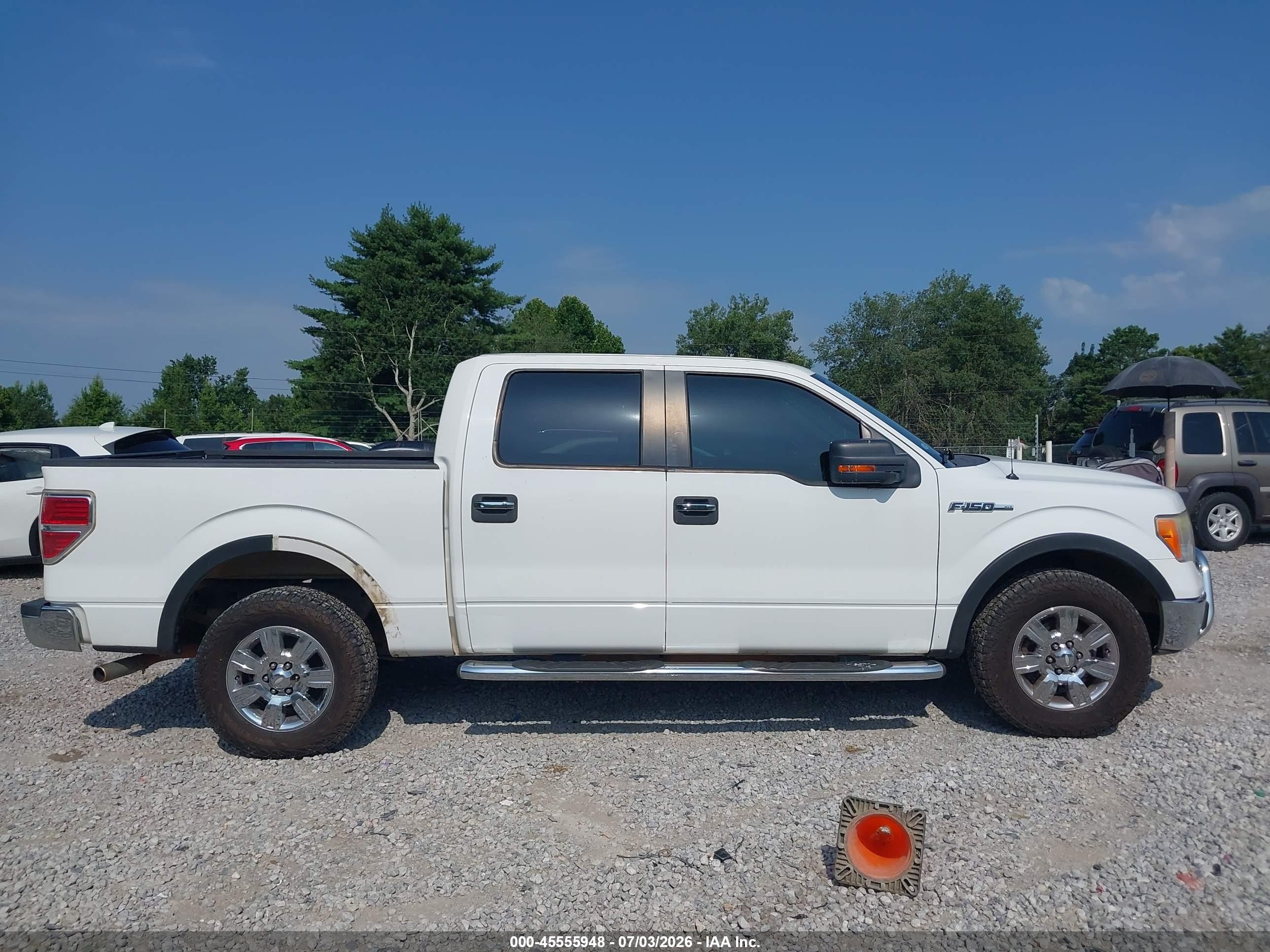 2009 Ford F-150 King Ranch/lariat/platinum/xl/xlt White vin: 1FTPW12V29KB65965