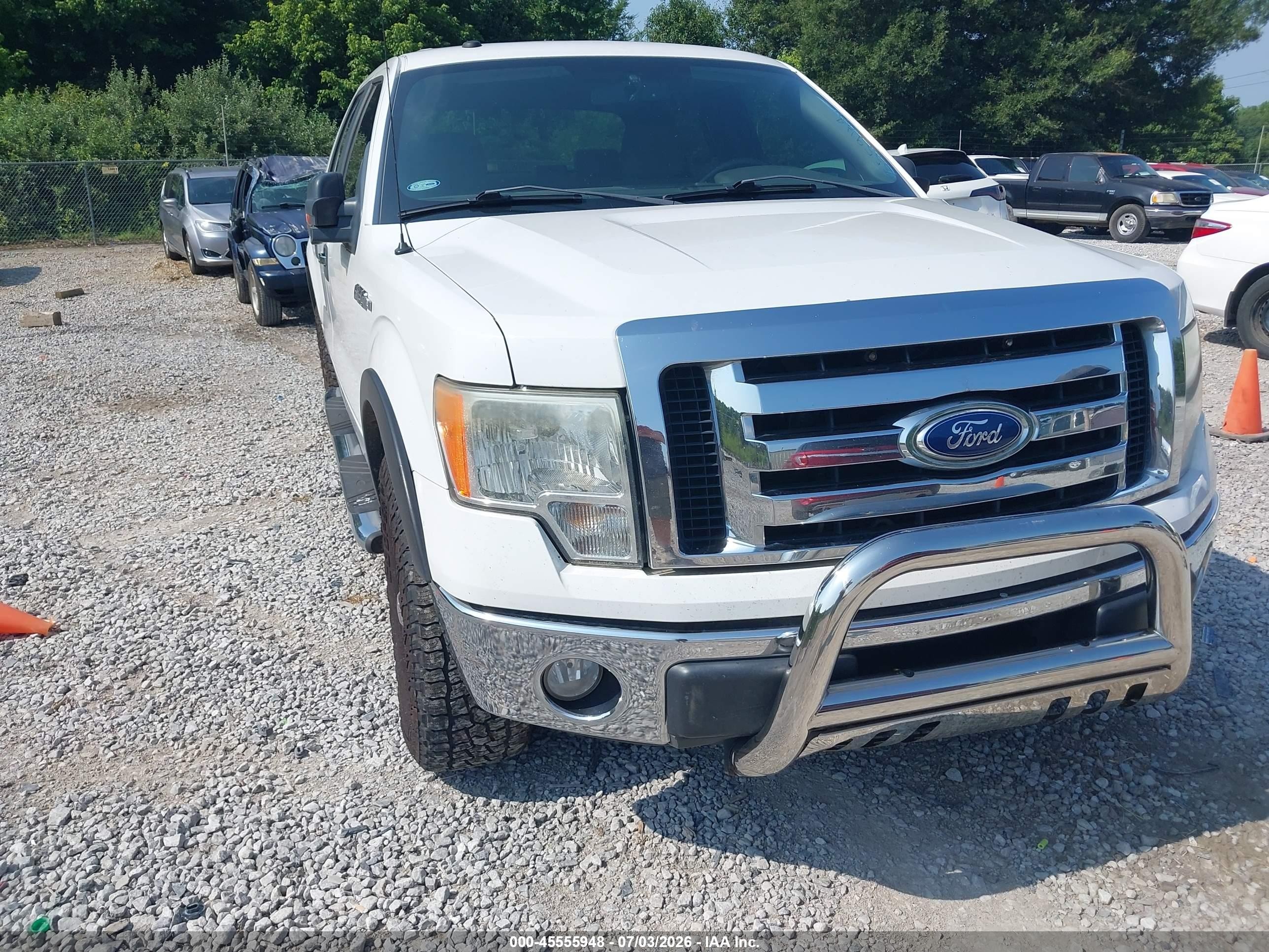 2009 Ford F-150 King Ranch/lariat/platinum/xl/xlt White vin: 1FTPW12V29KB65965