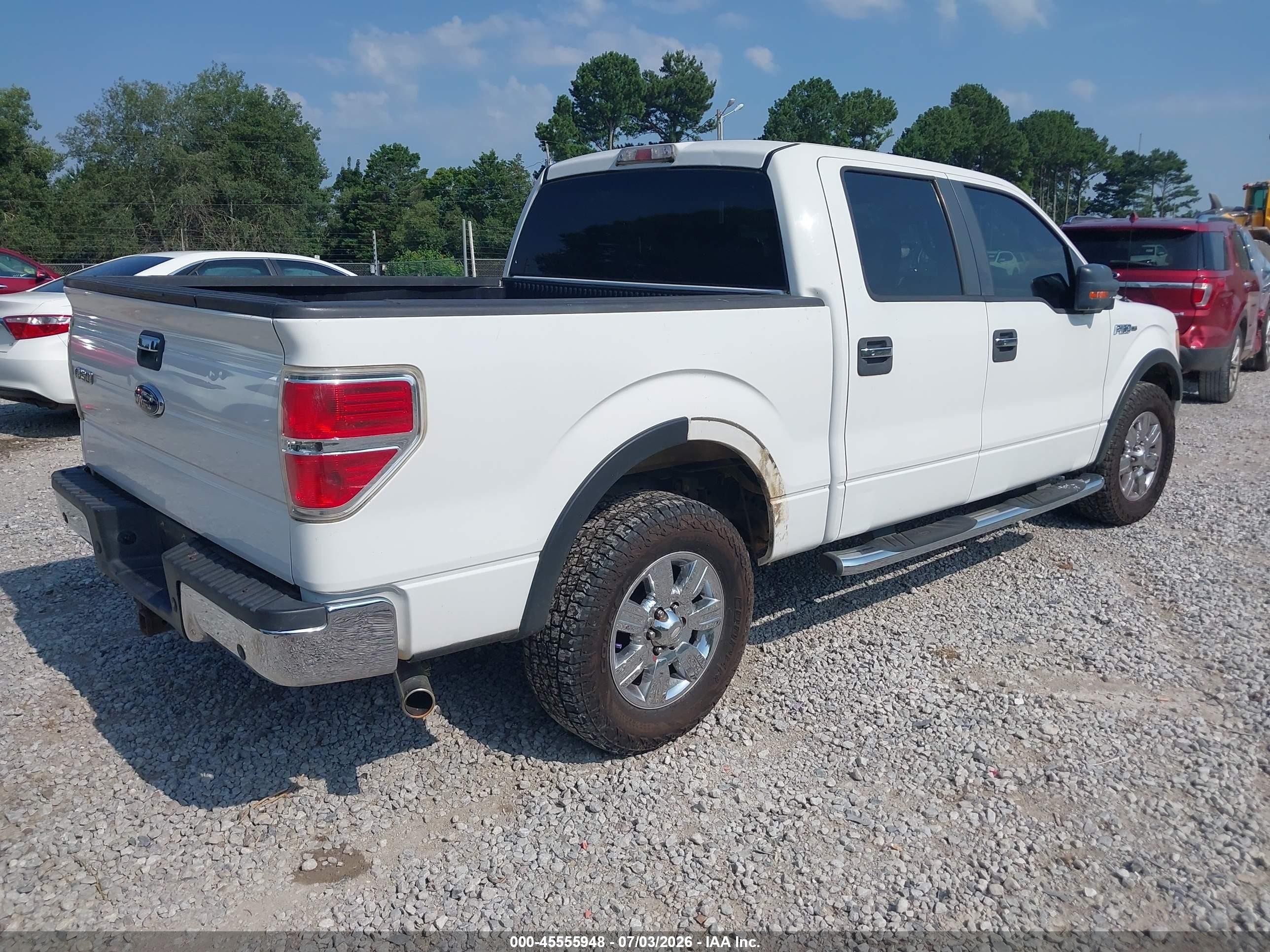 2009 Ford F-150 King Ranch/lariat/platinum/xl/xlt White vin: 1FTPW12V29KB65965
