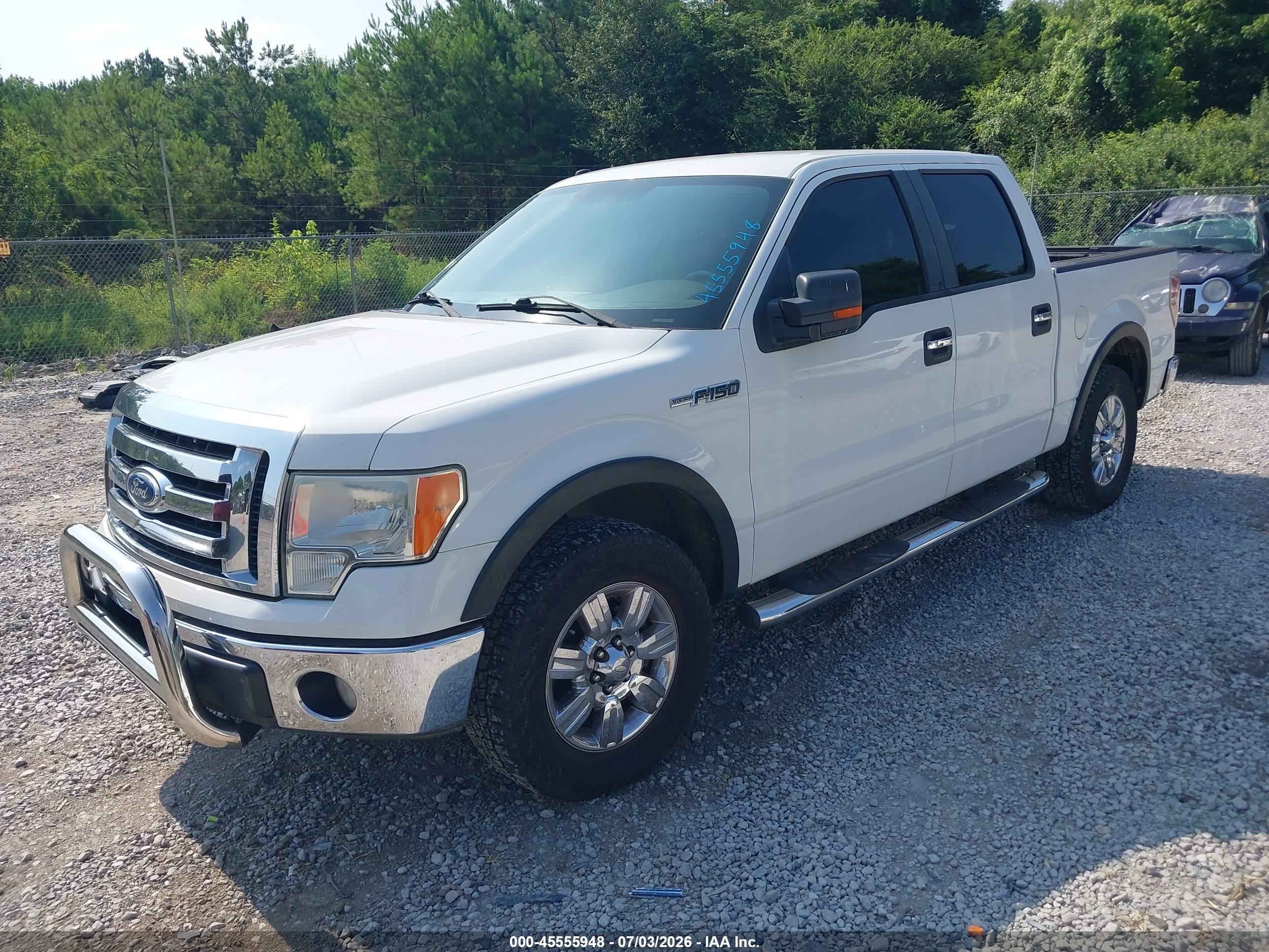 2009 Ford F-150 King Ranch/lariat/platinum/xl/xlt White vin: 1FTPW12V29KB65965