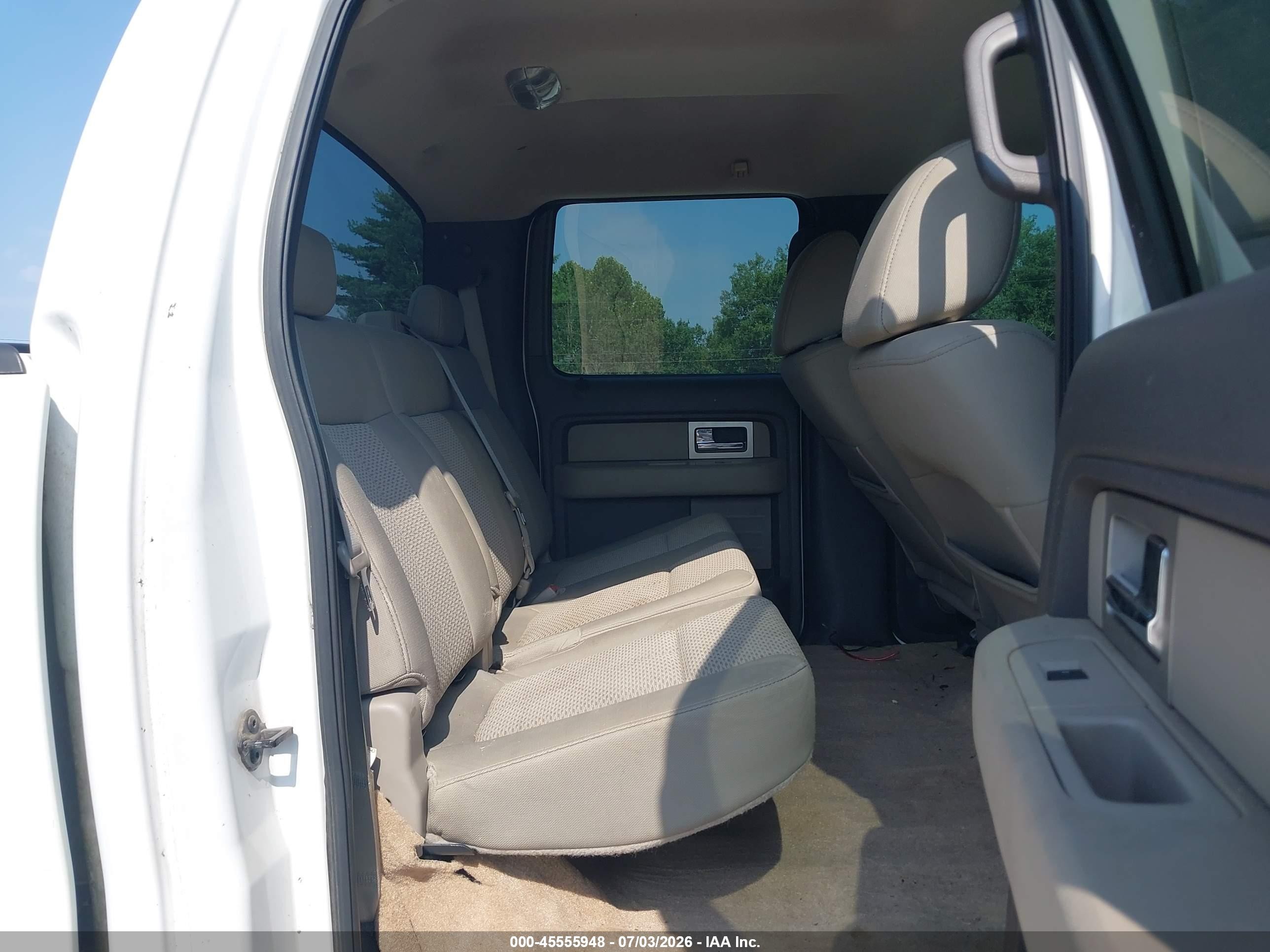 2009 Ford F-150 King Ranch/lariat/platinum/xl/xlt White vin: 1FTPW12V29KB65965