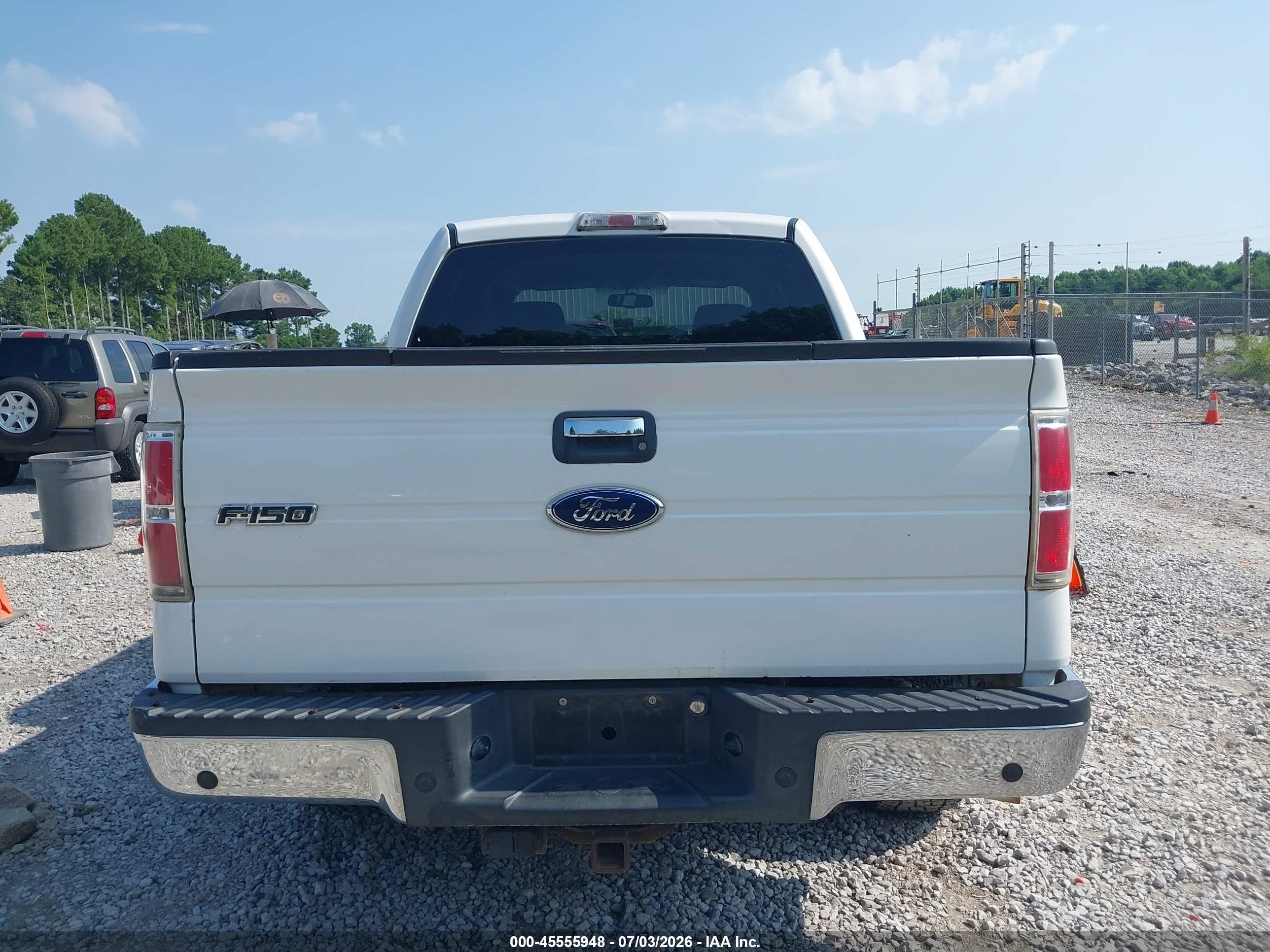 2009 Ford F-150 King Ranch/lariat/platinum/xl/xlt White vin: 1FTPW12V29KB65965