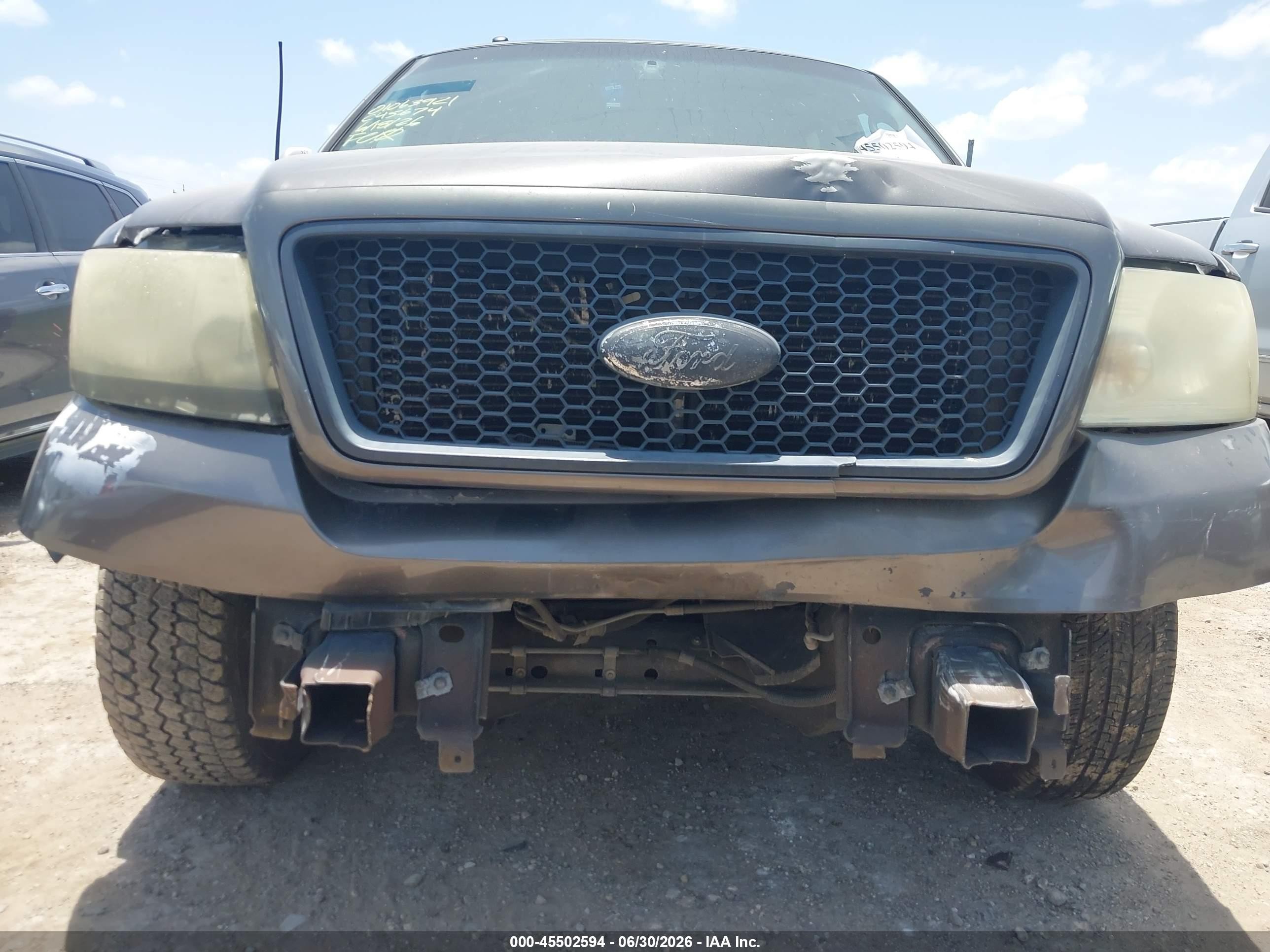 2006 Ford F-150 Lariat/xlt Gray vin: 1FTPW12V36KC45674