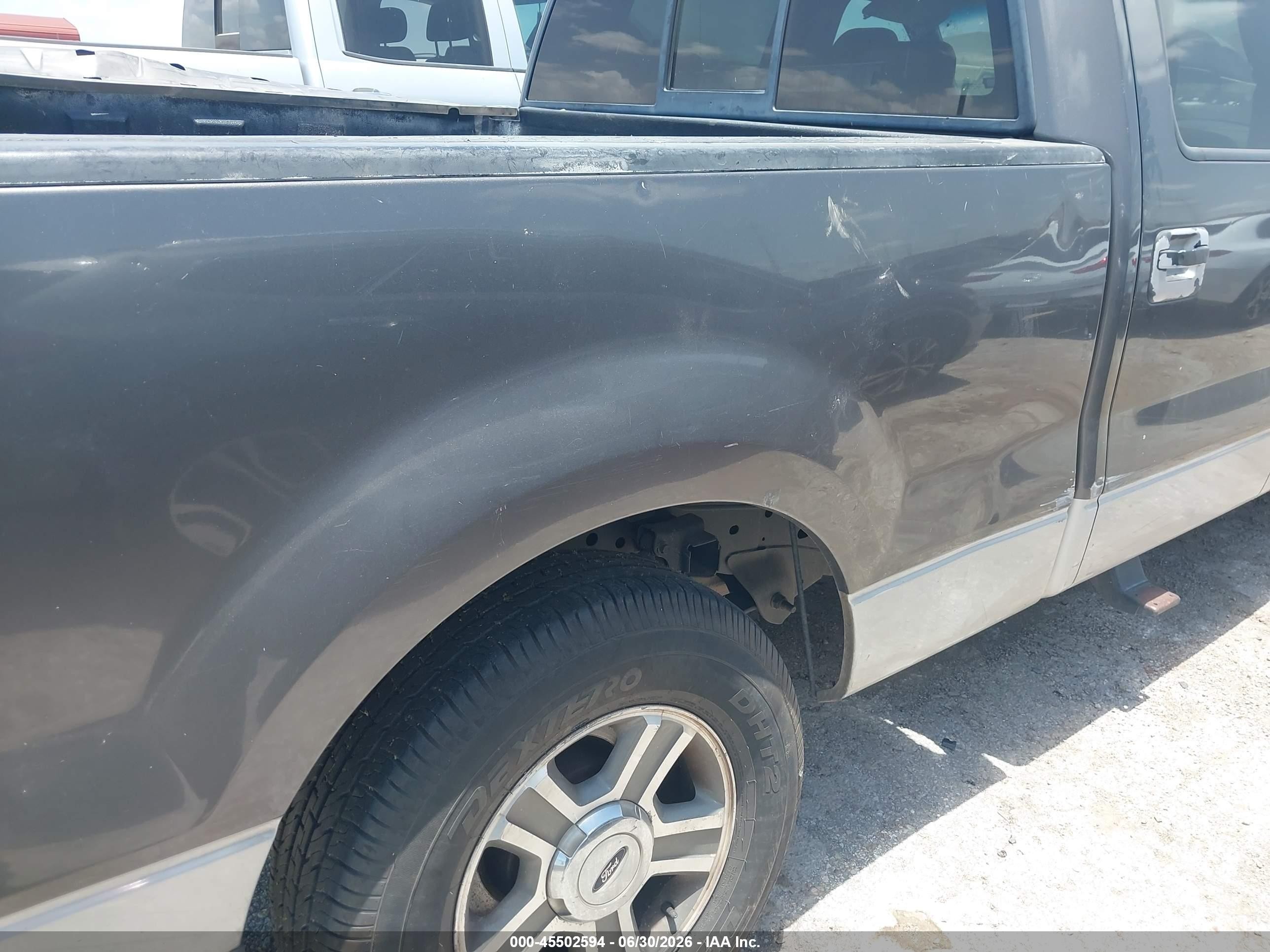 2006 Ford F-150 Lariat/xlt Gray vin: 1FTPW12V36KC45674