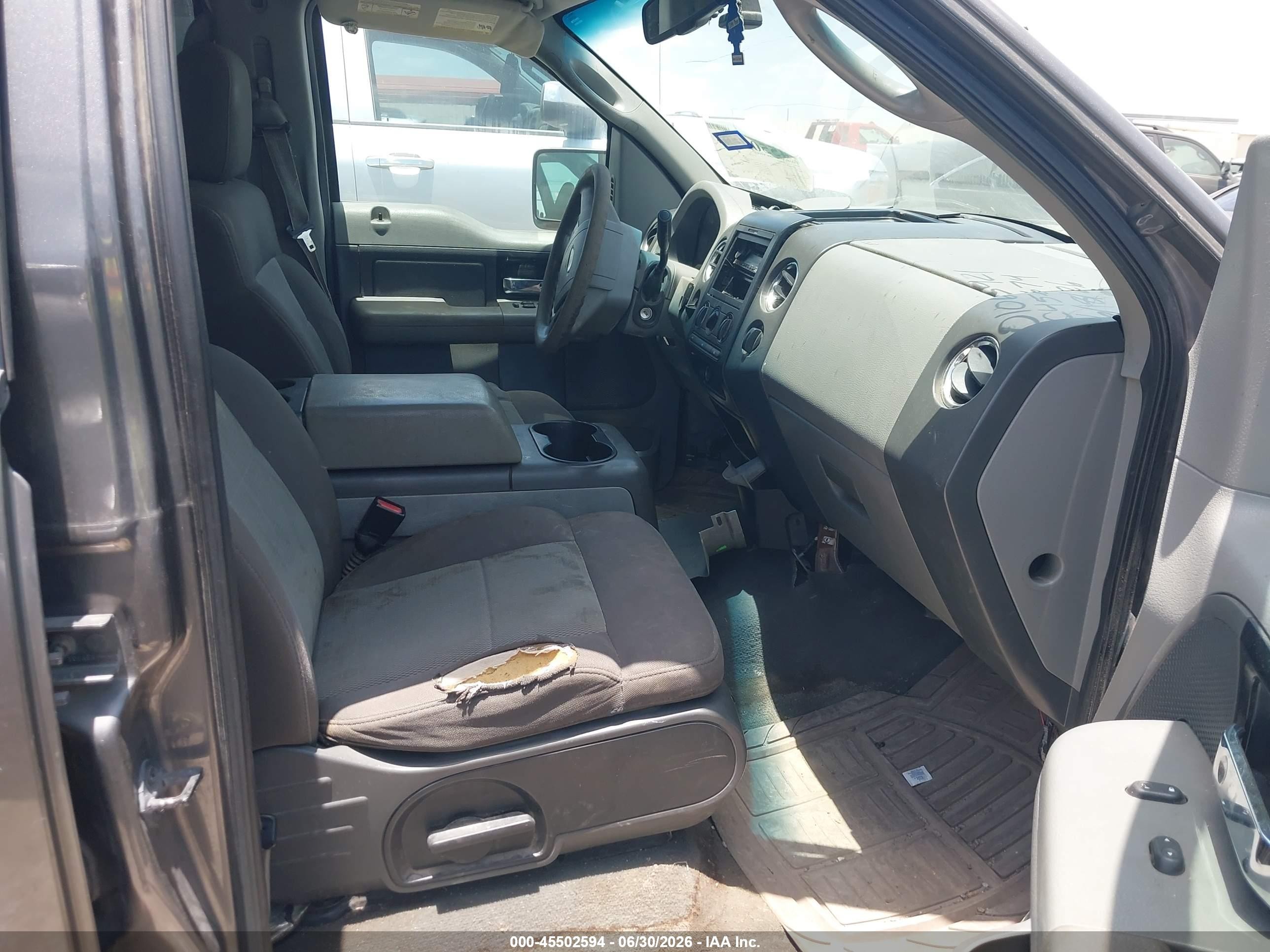 2006 Ford F-150 Lariat/xlt Gray vin: 1FTPW12V36KC45674