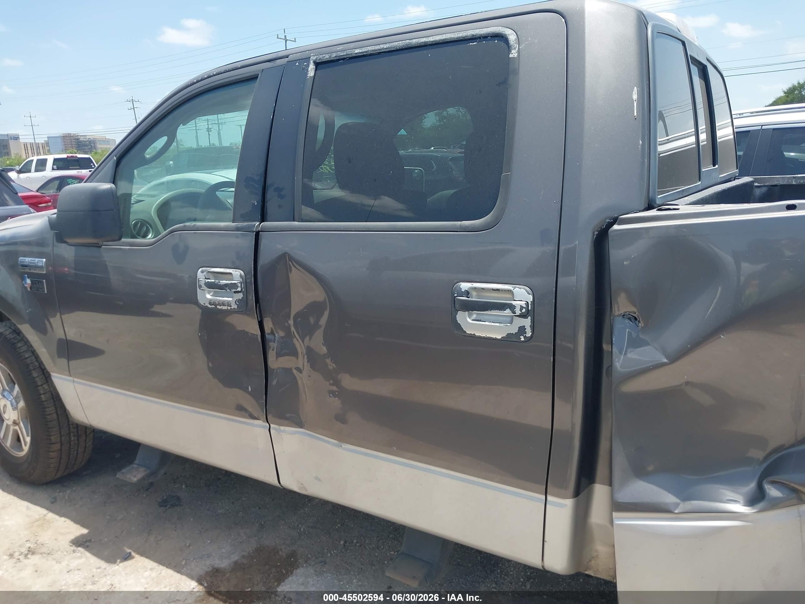 2006 Ford F-150 Lariat/xlt Gray vin: 1FTPW12V36KC45674
