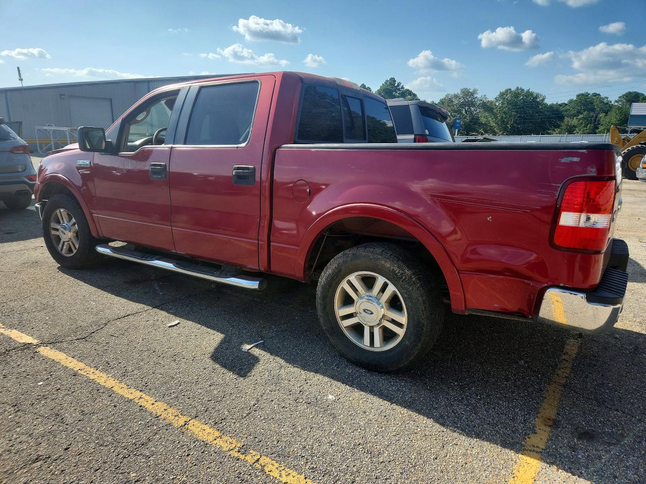 2007 Ford F150 Supercrew Red vin: 1FTPW12V37FA03297