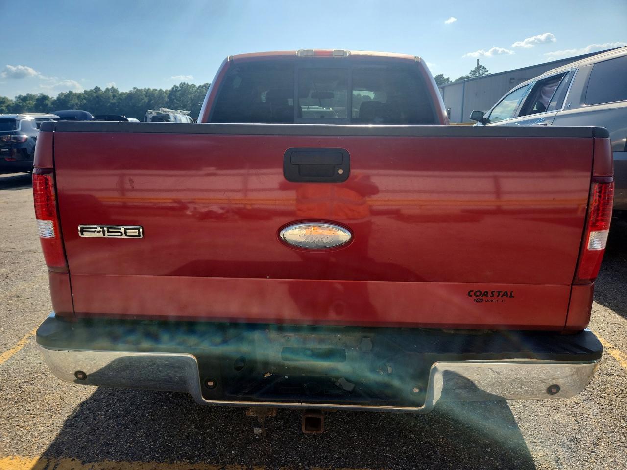 2007 Ford F150 Supercrew Red vin: 1FTPW12V37FA03297