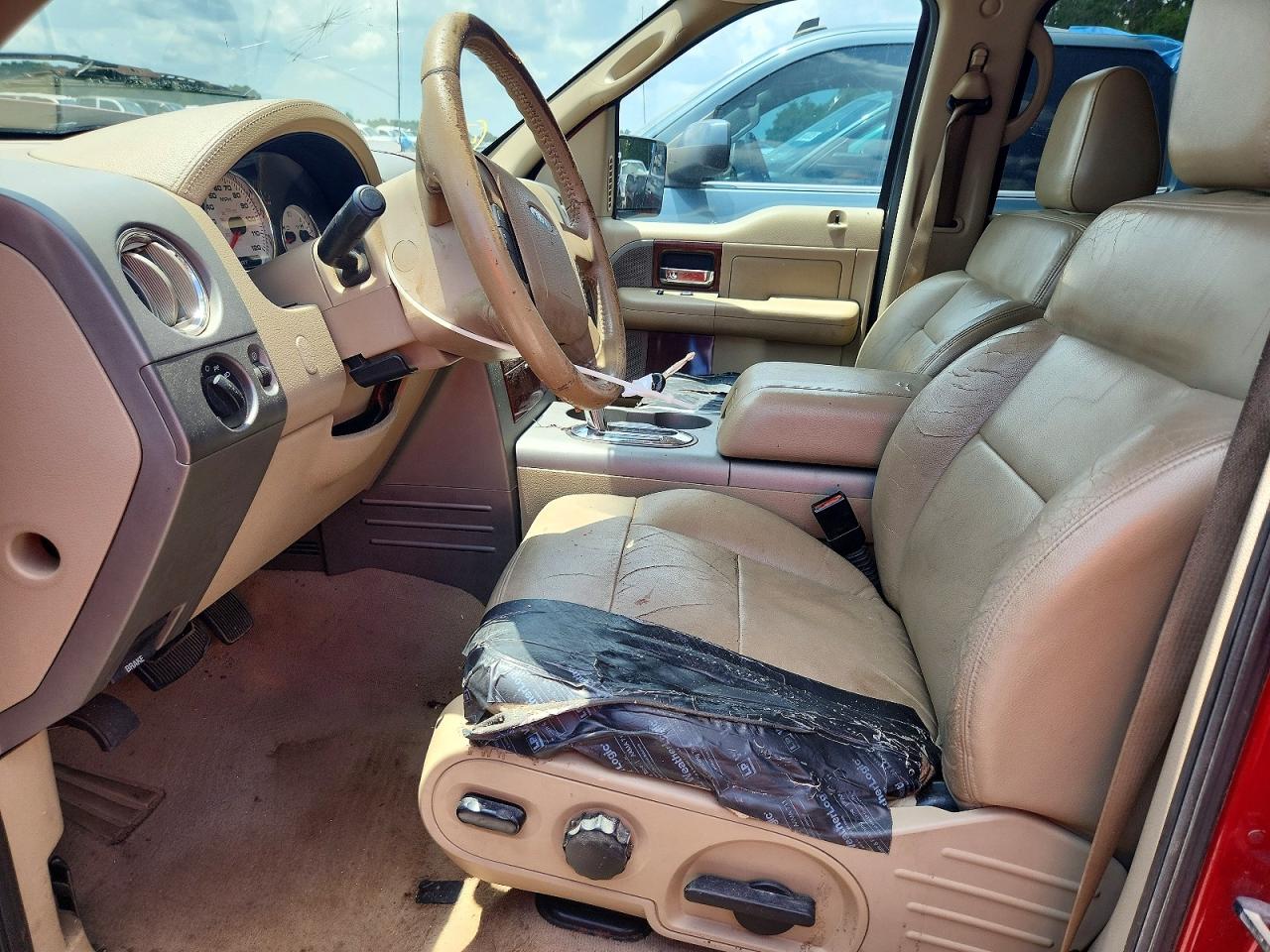 2007 Ford F150 Supercrew Red vin: 1FTPW12V37FA03297