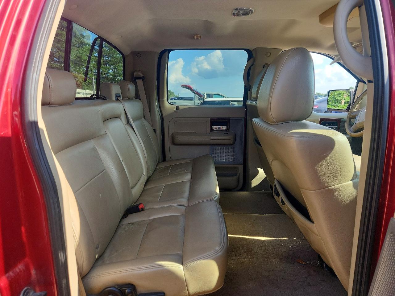 2007 Ford F150 Supercrew Red vin: 1FTPW12V37FA03297