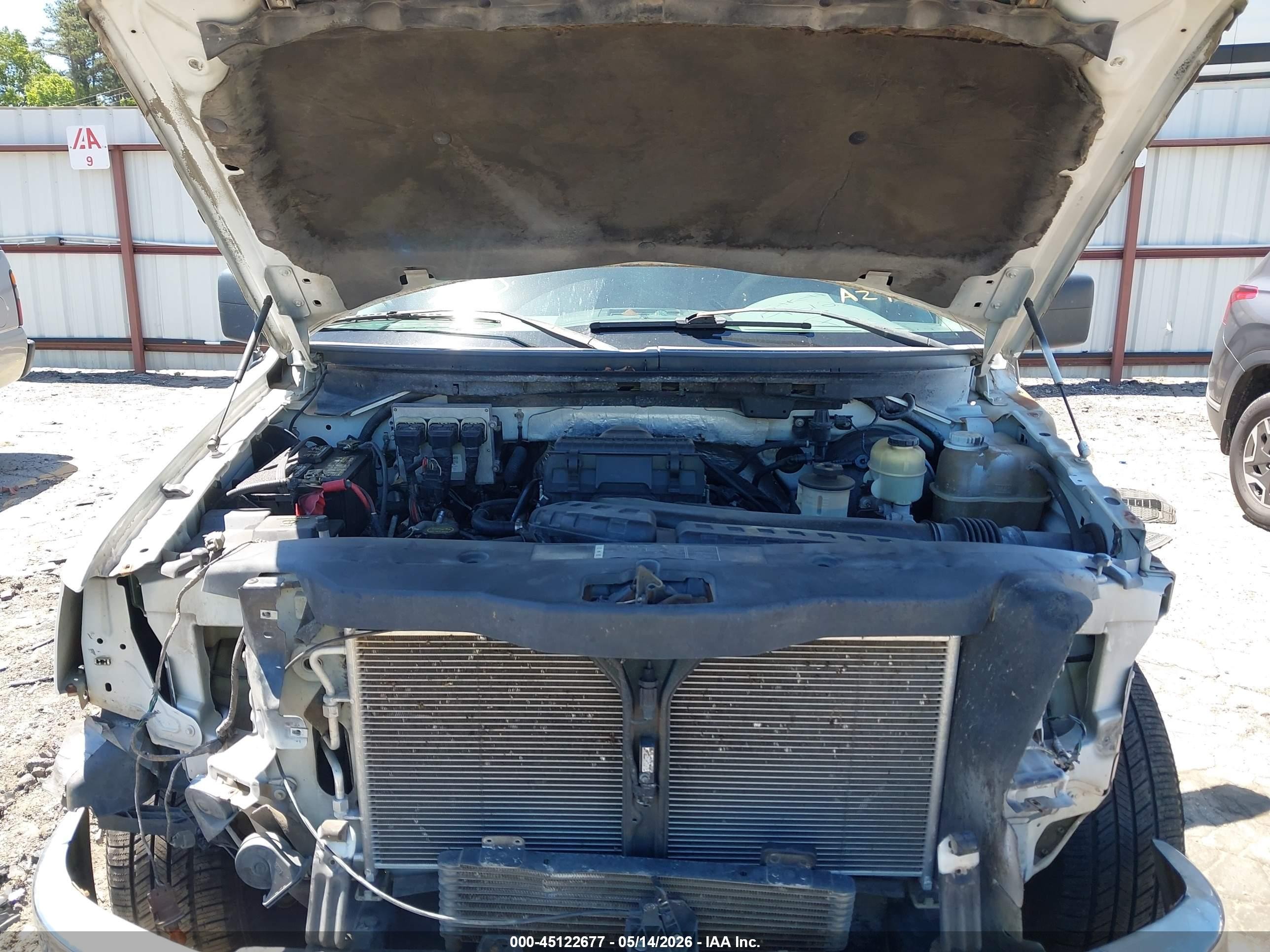 2007 Ford F-150 Lariat/xlt White vin: 1FTPW12V37FA29494