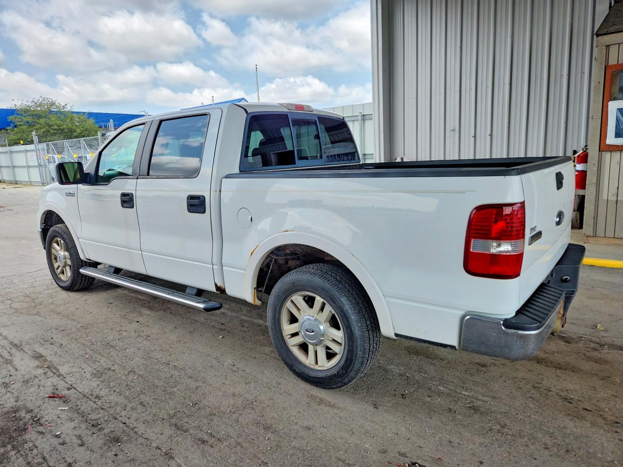 2007 Ford F150 Supercrew White vin: 1FTPW12V37FA79716