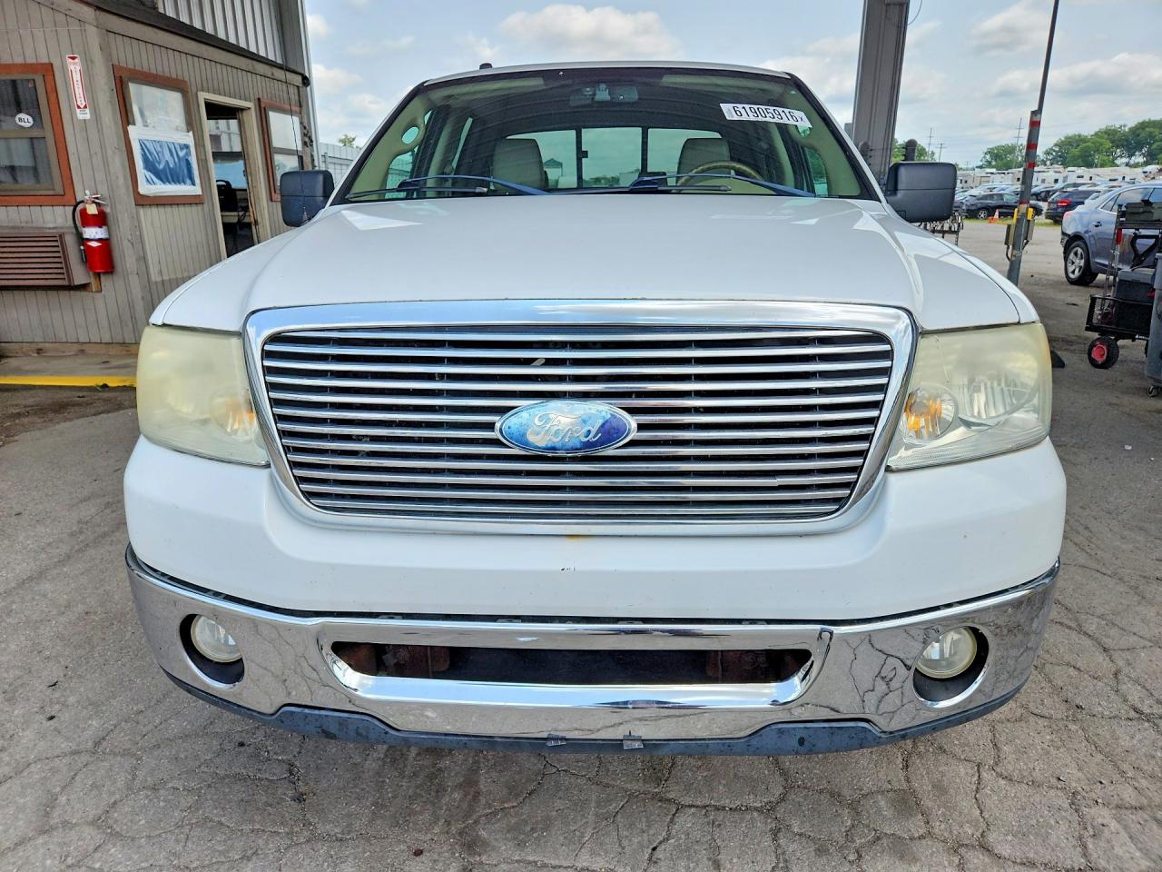 2007 Ford F150 Supercrew White vin: 1FTPW12V37FA79716