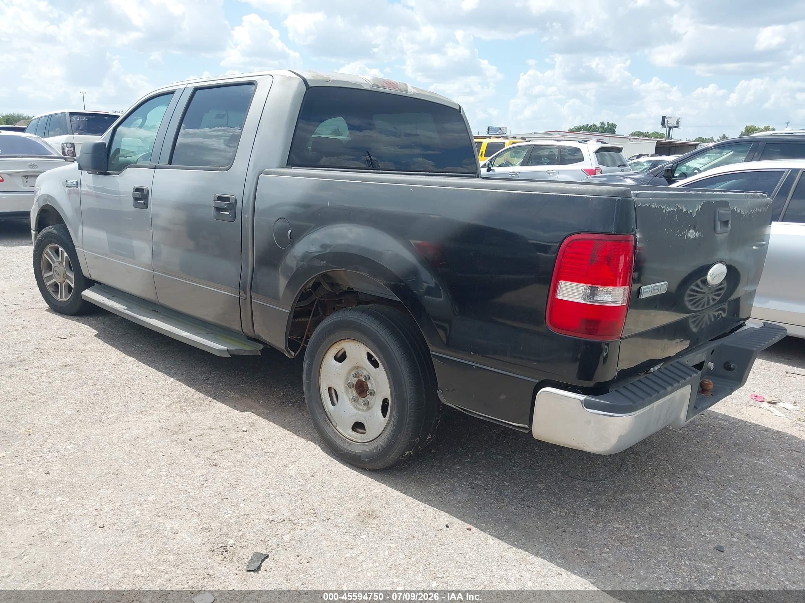 2007 Ford F-150 Lariat/xlt Silver vin: 1FTPW12V37KB54552