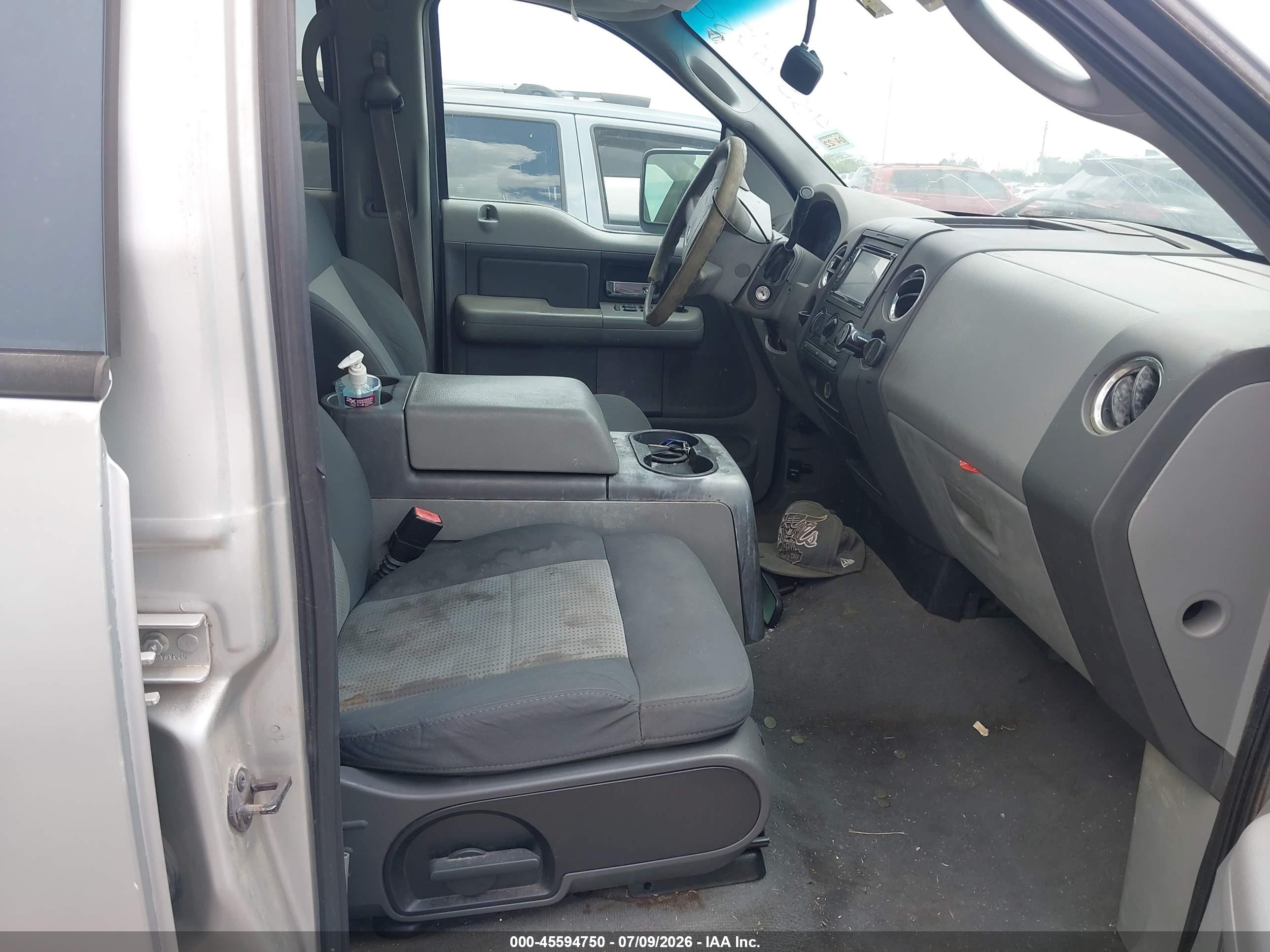 2007 Ford F-150 Lariat/xlt Silver vin: 1FTPW12V37KB54552