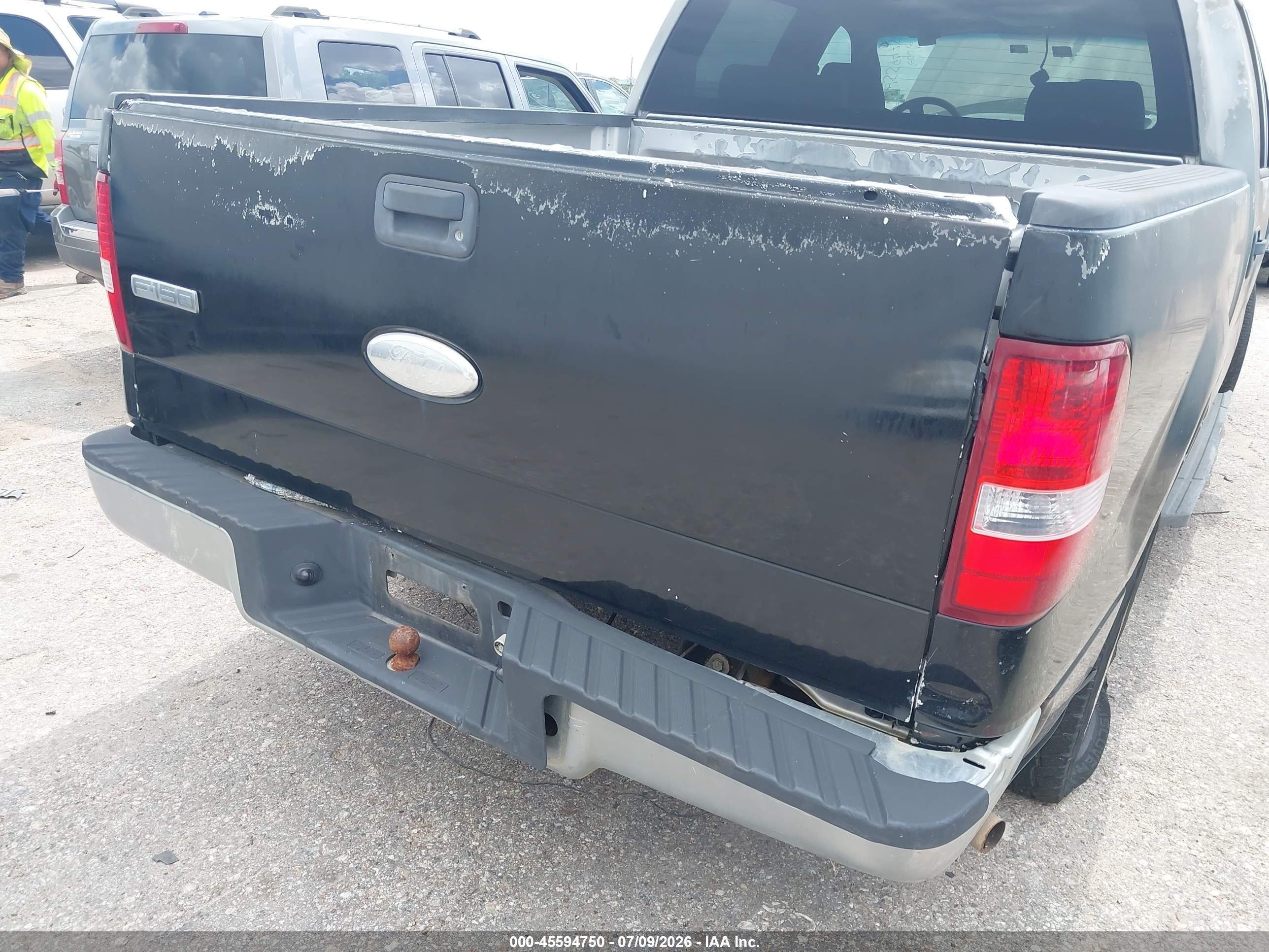 2007 Ford F-150 Lariat/xlt Silver vin: 1FTPW12V37KB54552