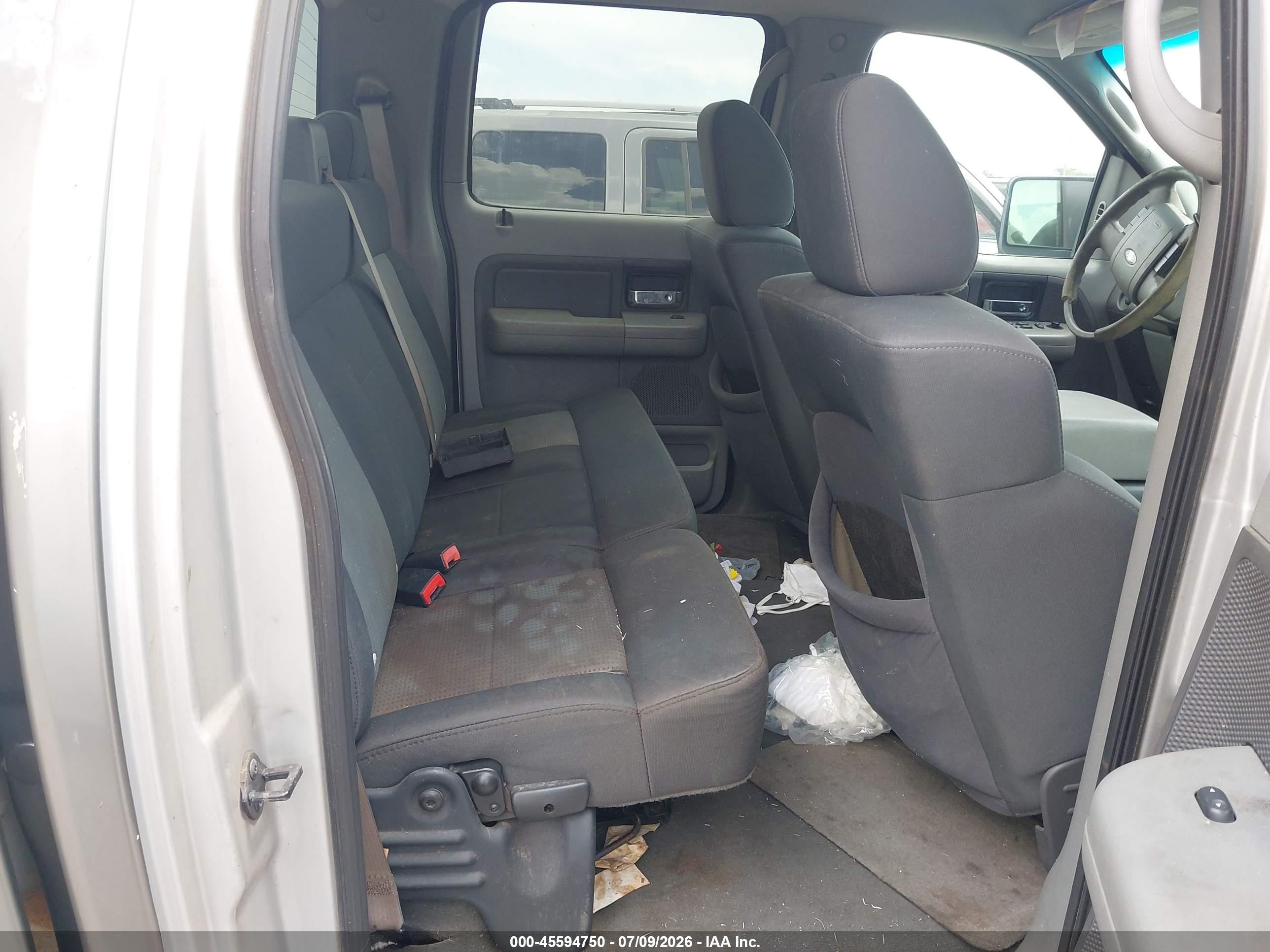 2007 Ford F-150 Lariat/xlt Silver vin: 1FTPW12V37KB54552