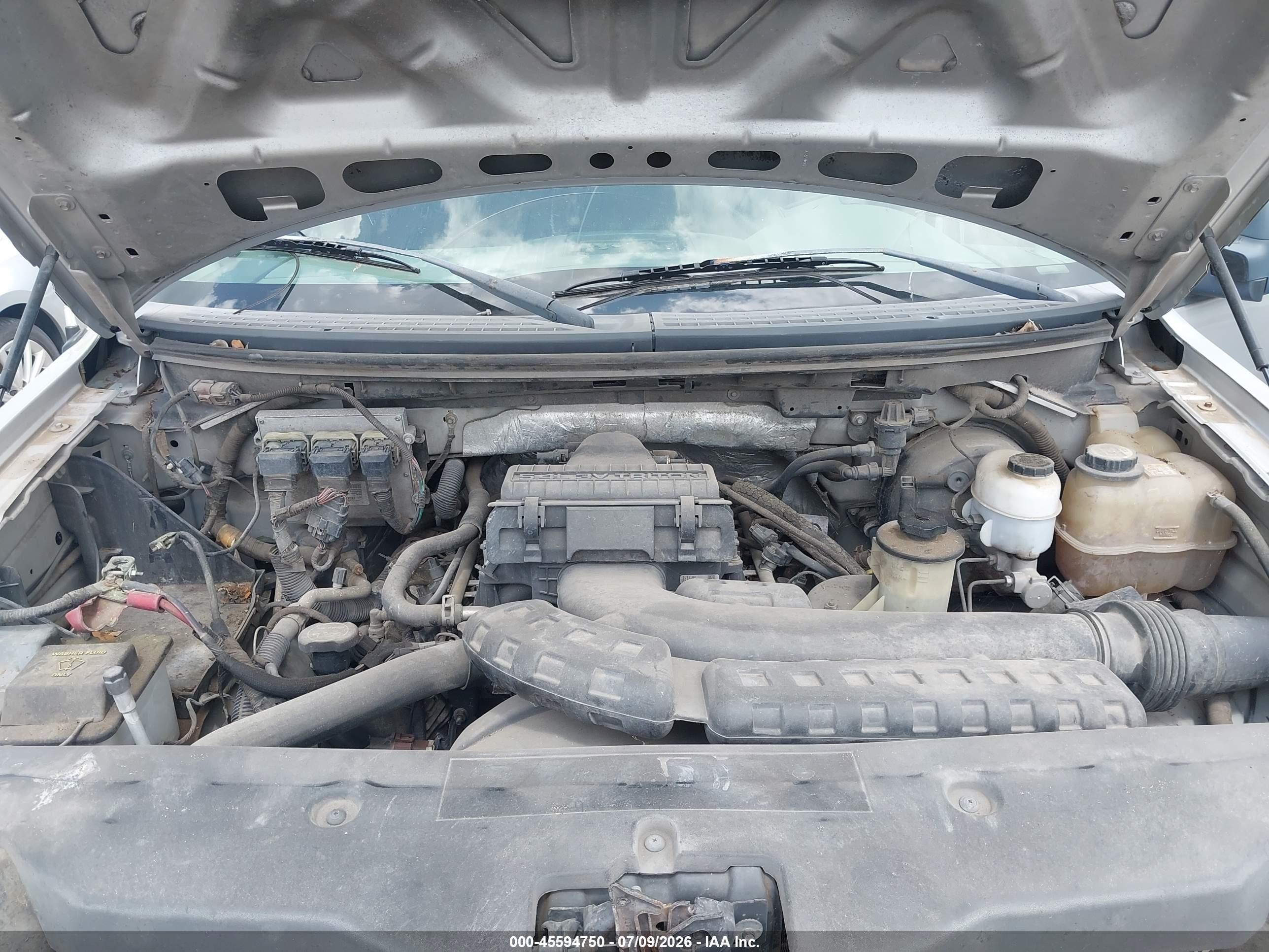 2007 Ford F-150 Lariat/xlt Silver vin: 1FTPW12V37KB54552