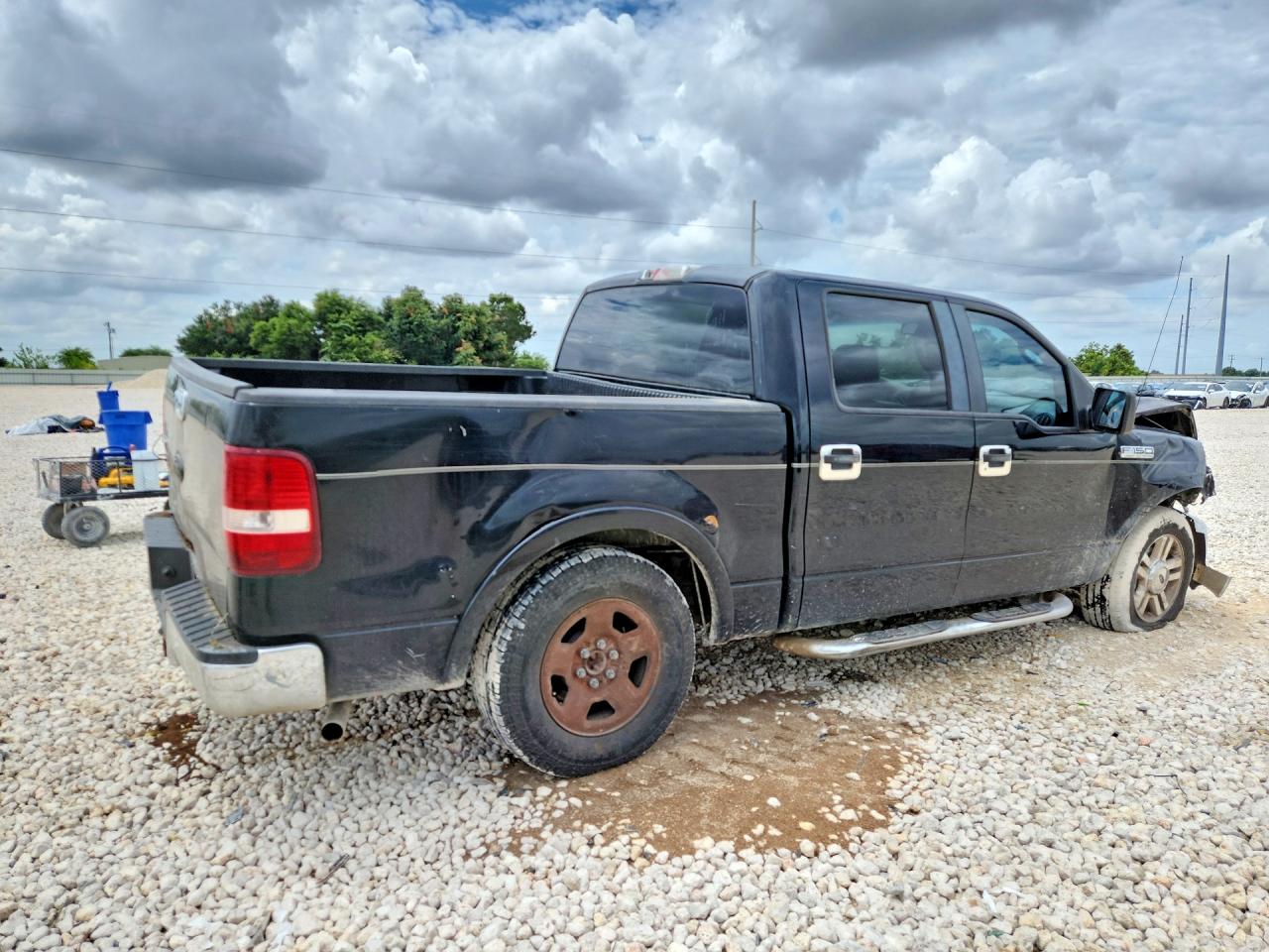 2007 Ford F150 Supercrew Black vin: 1FTPW12V37KC23711