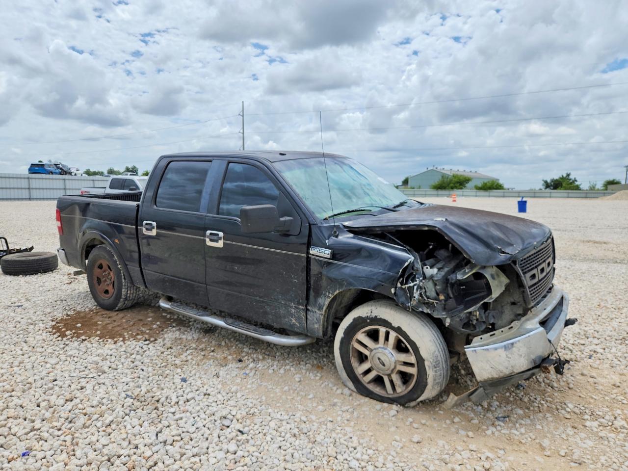 2007 Ford F150 Supercrew Black vin: 1FTPW12V37KC23711