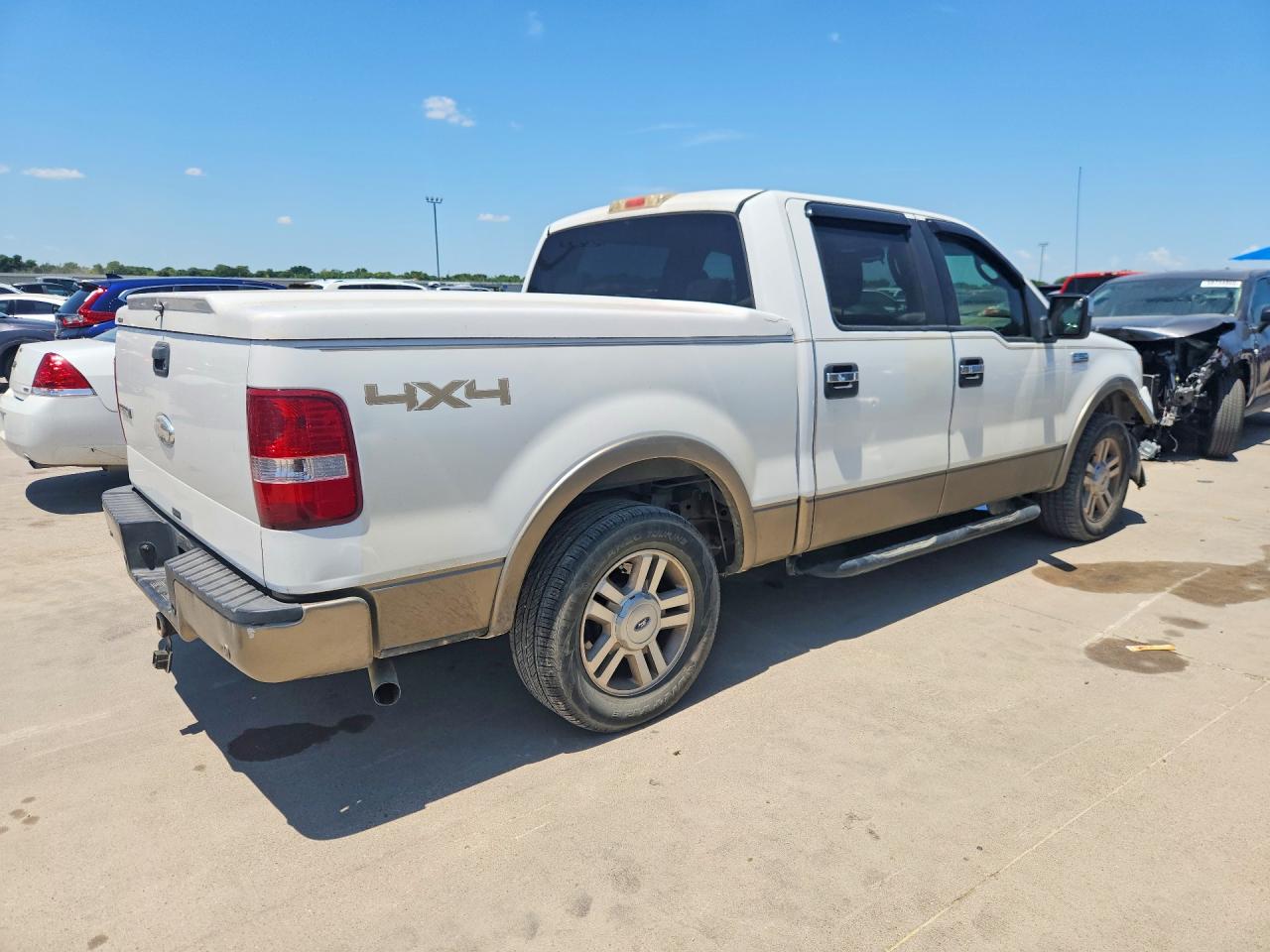 2008 Ford F150 Supercrew White vin: 1FTPW12V38FA92077