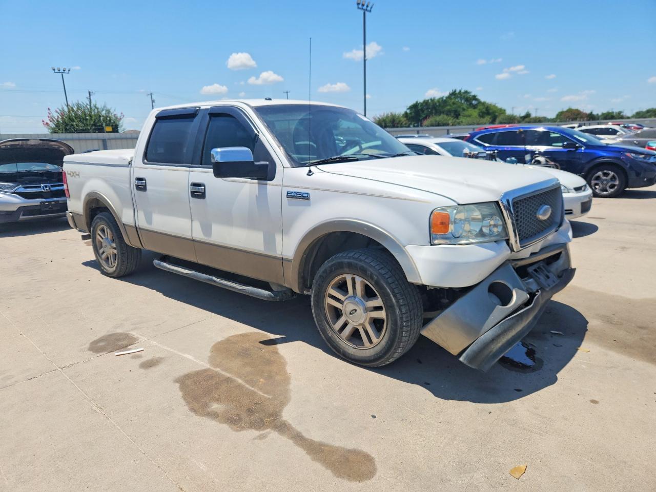 2008 Ford F150 Supercrew White vin: 1FTPW12V38FA92077