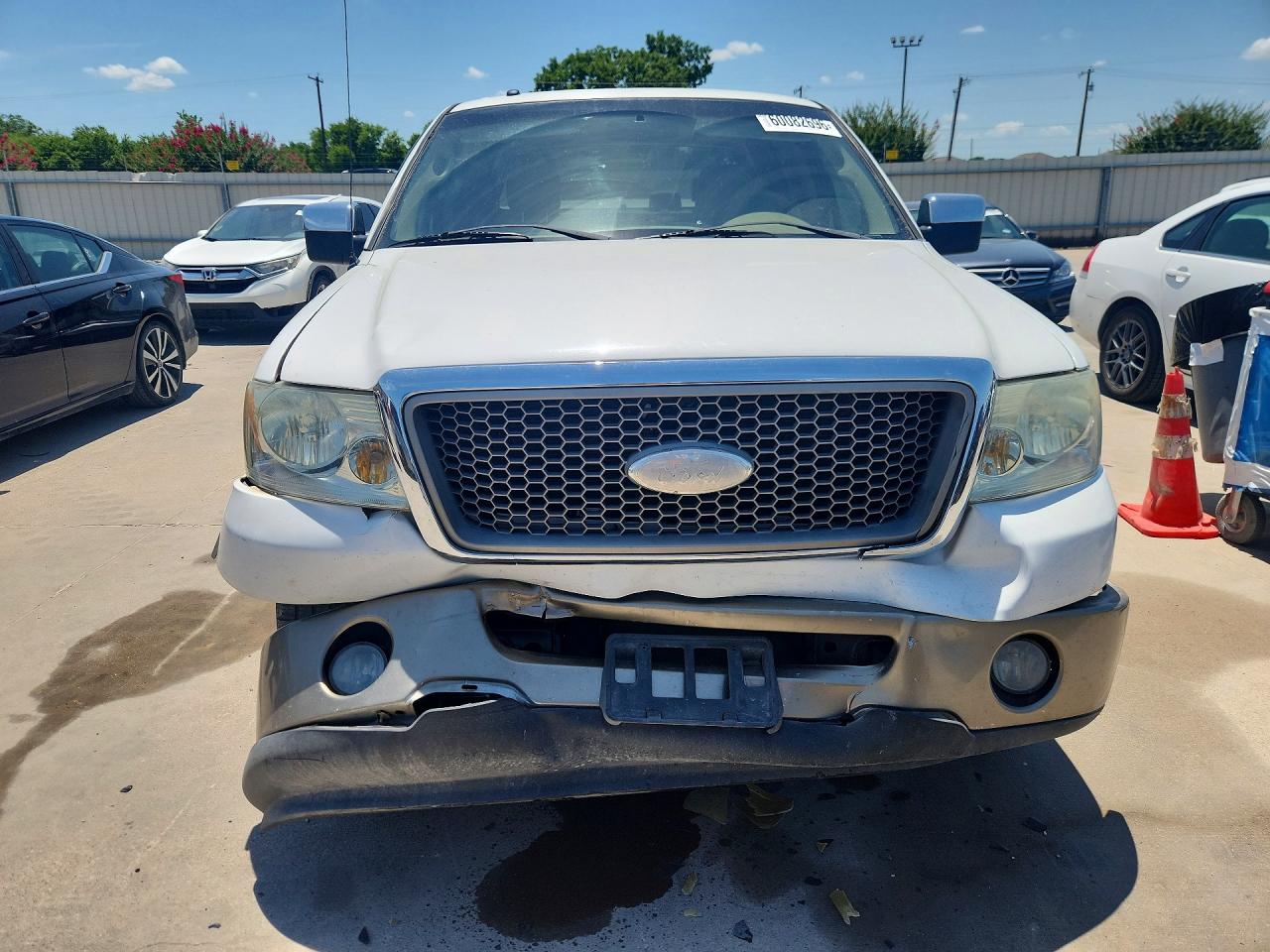 2008 Ford F150 Supercrew White vin: 1FTPW12V38FA92077