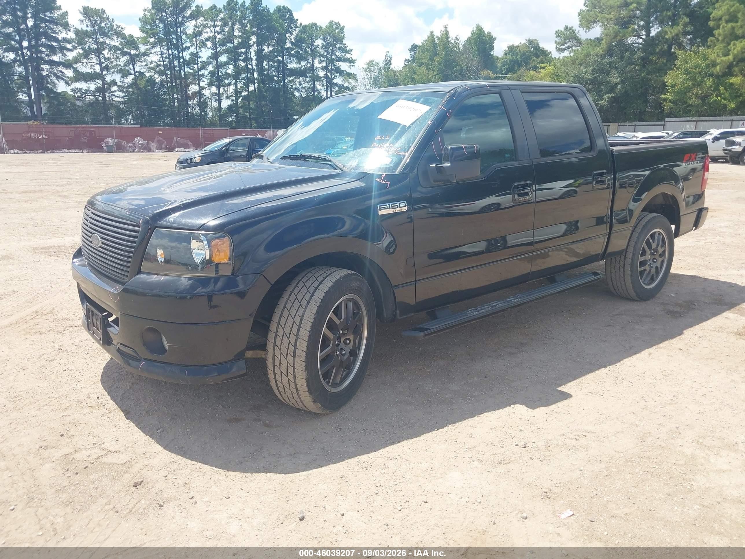 2008 Ford F-150 60th Anniversary/fx2/king Ranch/lariat/xlt Черный vin: 1FTPW12V38KE16202