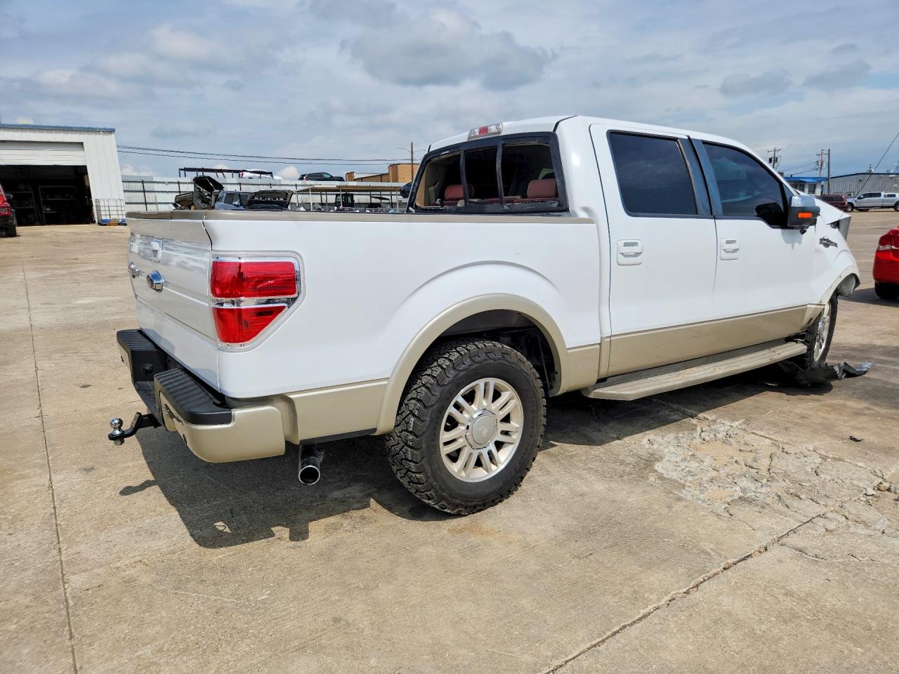 2009 Ford F150 Supercrew White vin: 1FTPW12V39KB57373
