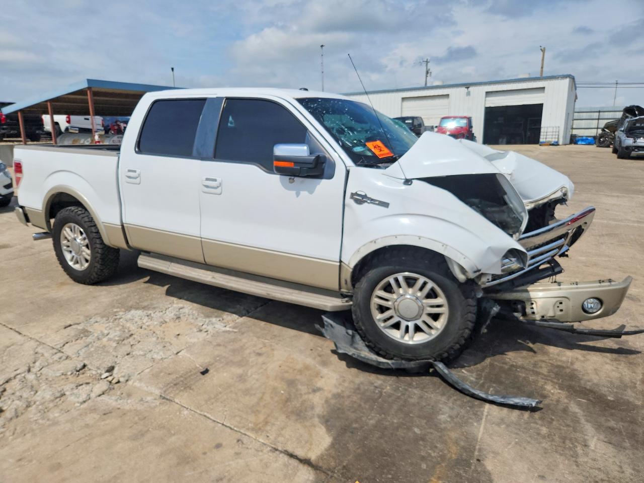 2009 Ford F150 Supercrew White vin: 1FTPW12V39KB57373
