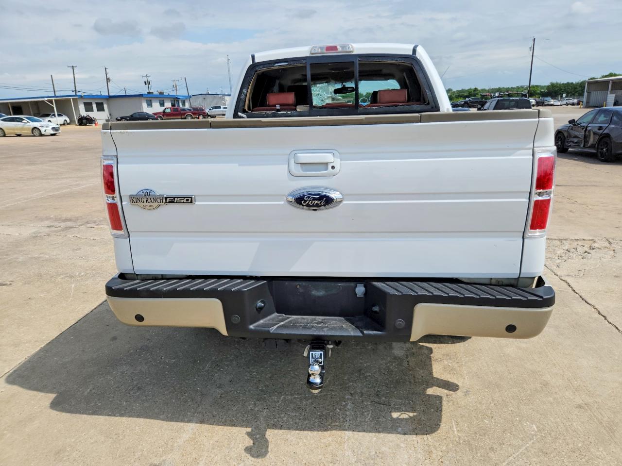 2009 Ford F150 Supercrew White vin: 1FTPW12V39KB57373