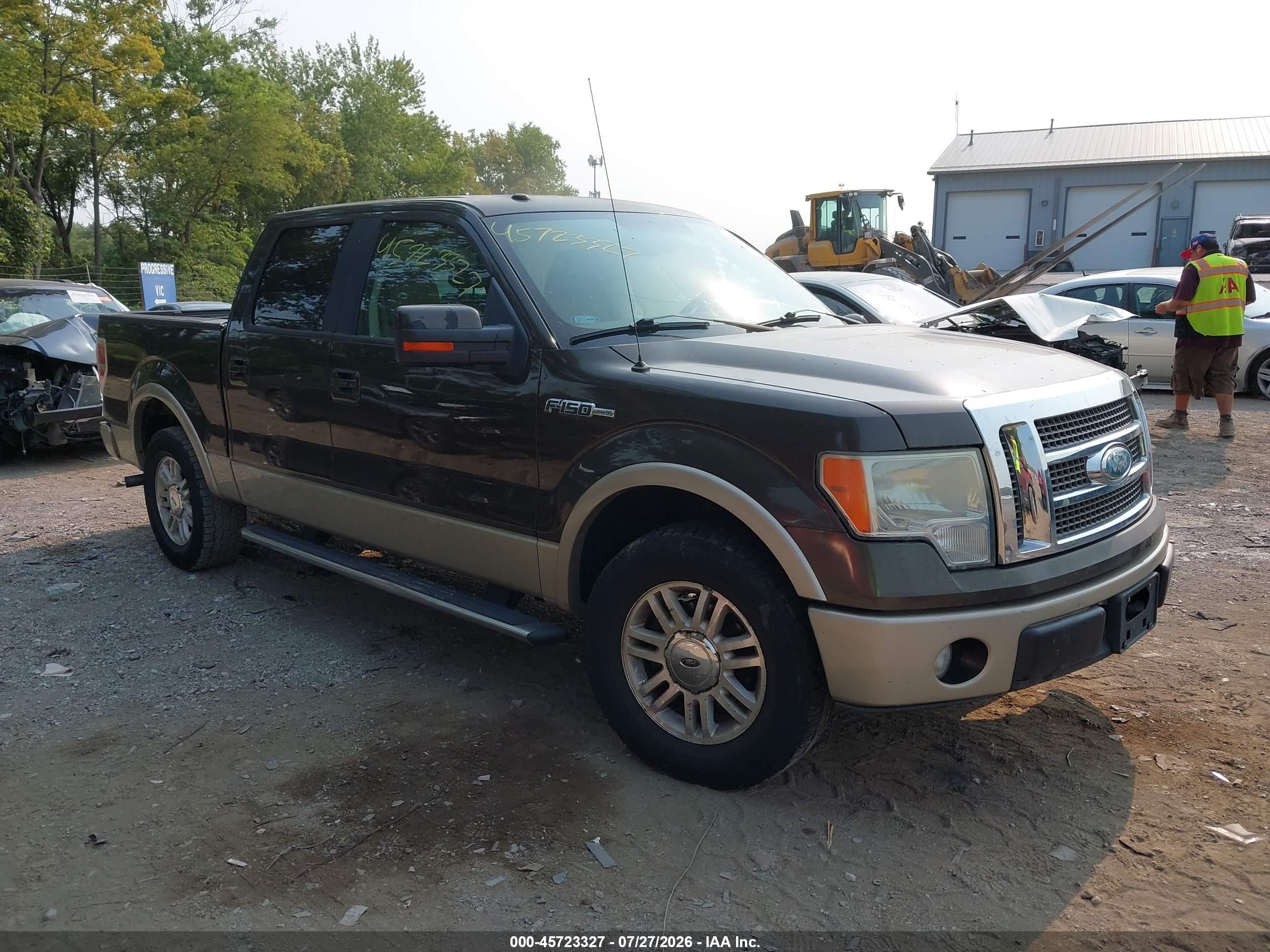 2009 Ford F-150 King Ranch/lariat/platinum/xl/xlt Brown vin: 1FTPW12V39KC43850