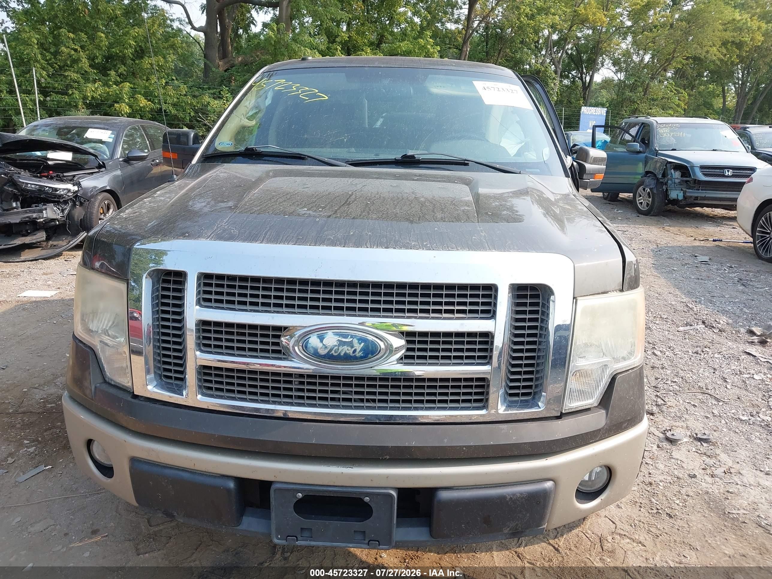 2009 Ford F-150 King Ranch/lariat/platinum/xl/xlt Brown vin: 1FTPW12V39KC43850