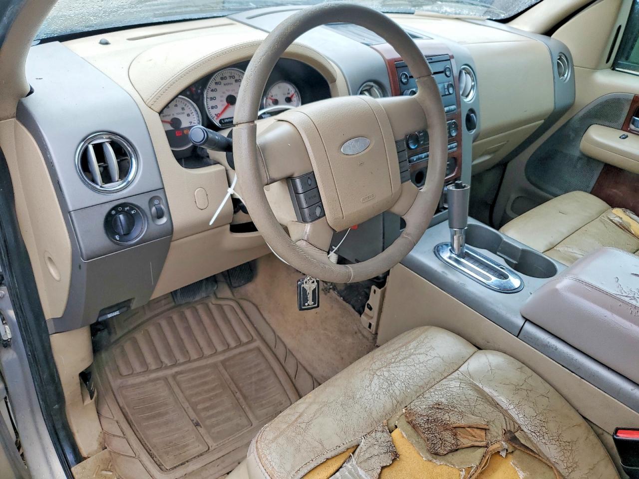 2006 Ford F150 Supercrew Silver vin: 1FTPW12V46FB75014