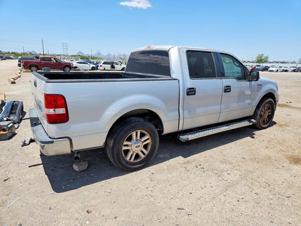 2006 Ford F150 Supercrew Silver vin: 1FTPW12V46KD58940