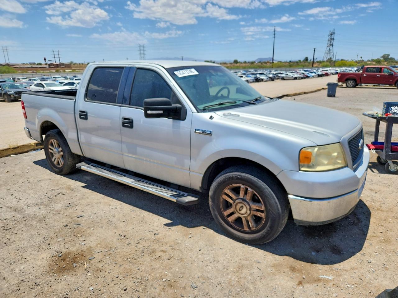 2006 Ford F150 Supercrew Silver vin: 1FTPW12V46KD58940