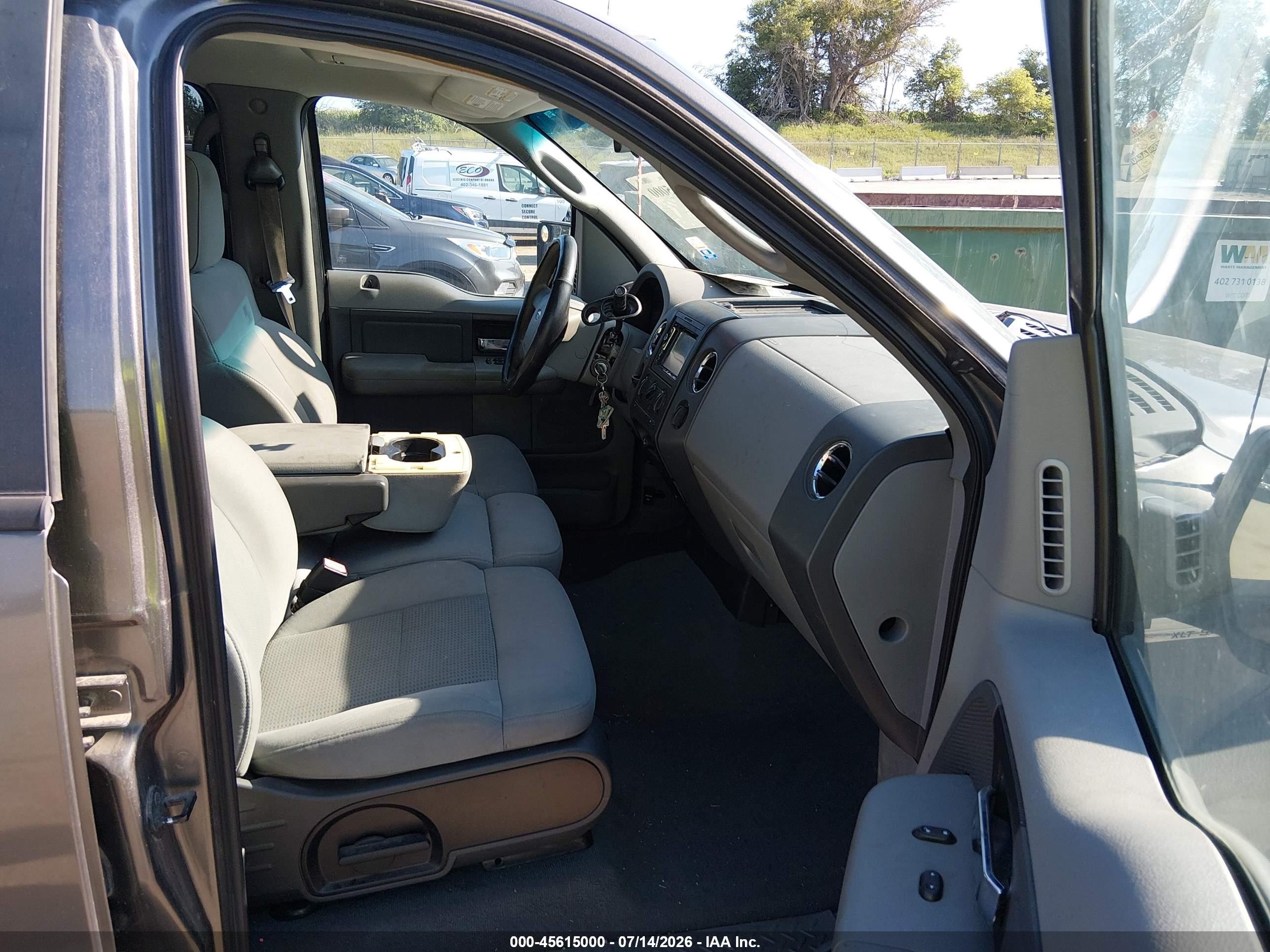 2007 Ford F-150 Lariat/xlt Gray vin: 1FTPW12V47KA88996