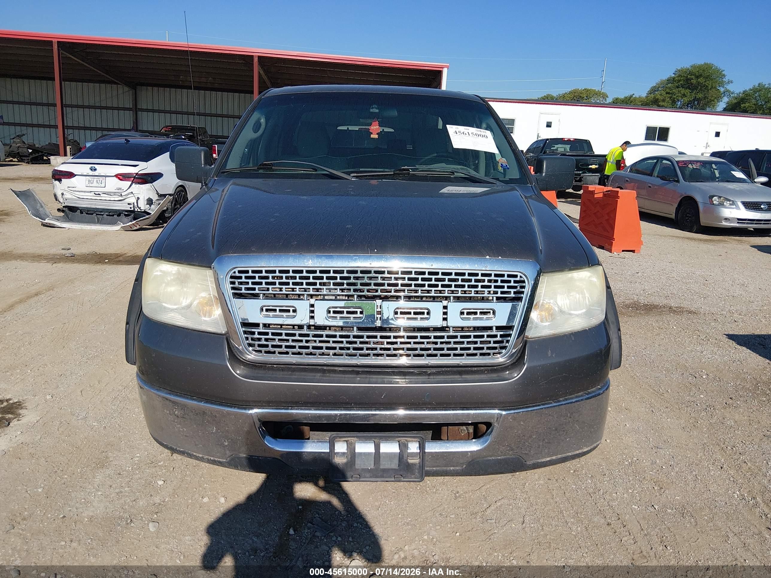 2007 Ford F-150 Lariat/xlt Gray vin: 1FTPW12V47KA88996