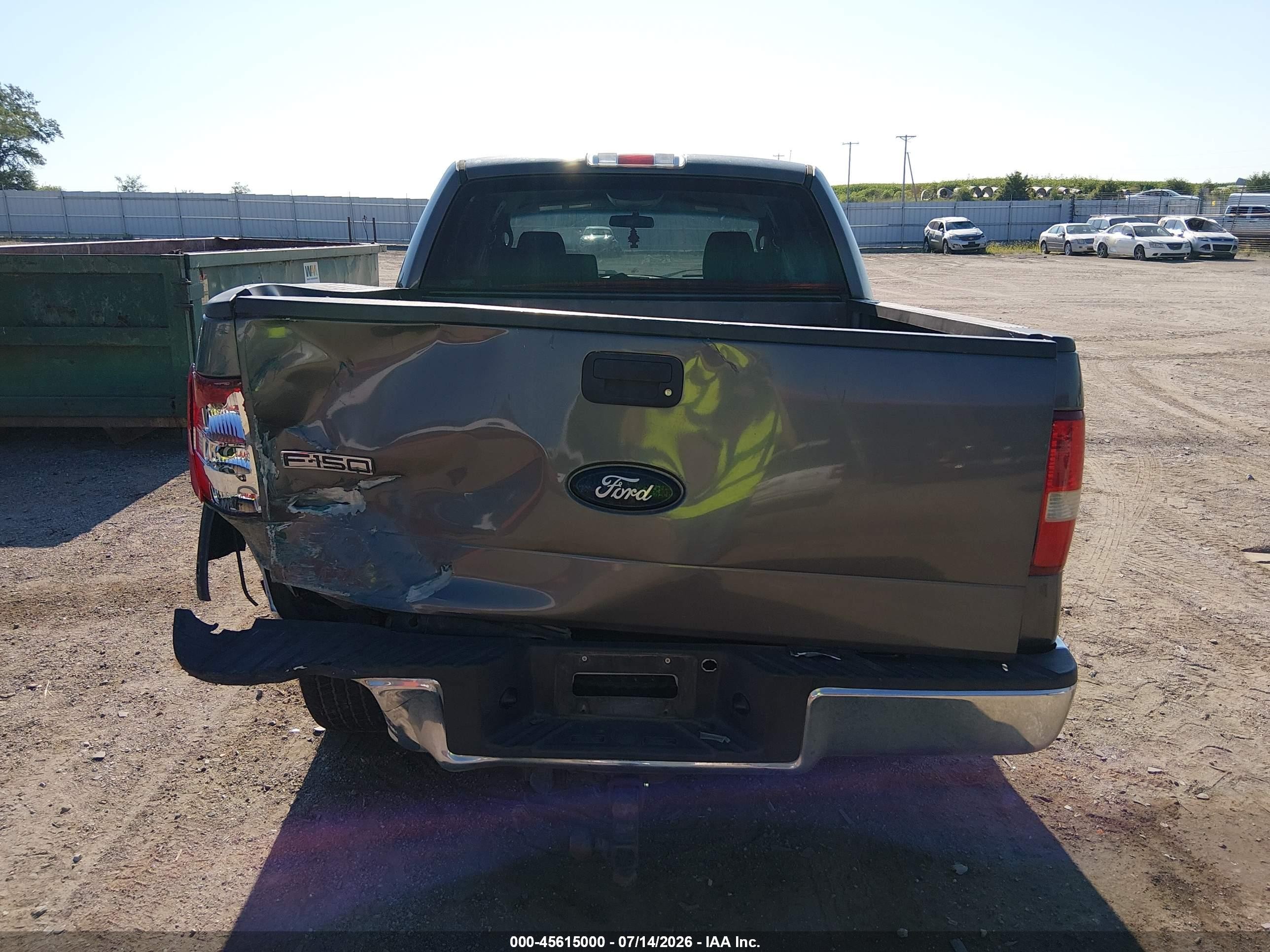 2007 Ford F-150 Lariat/xlt Gray vin: 1FTPW12V47KA88996