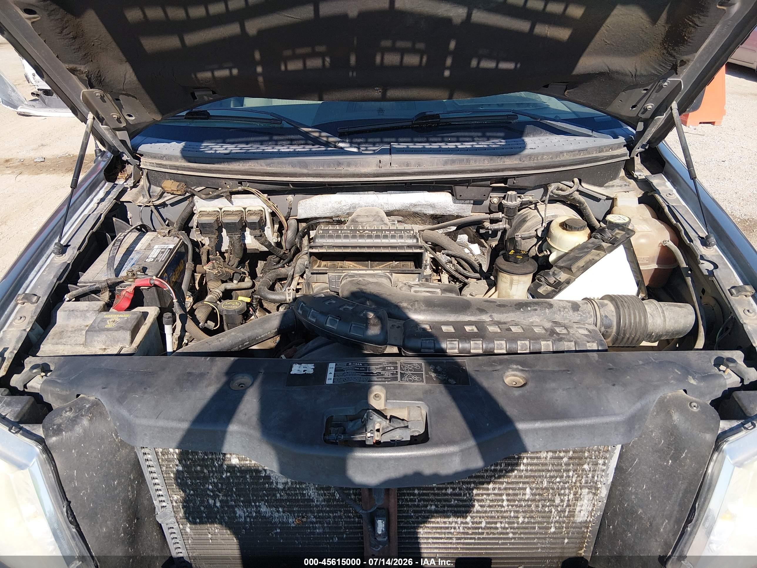 2007 Ford F-150 Lariat/xlt Gray vin: 1FTPW12V47KA88996