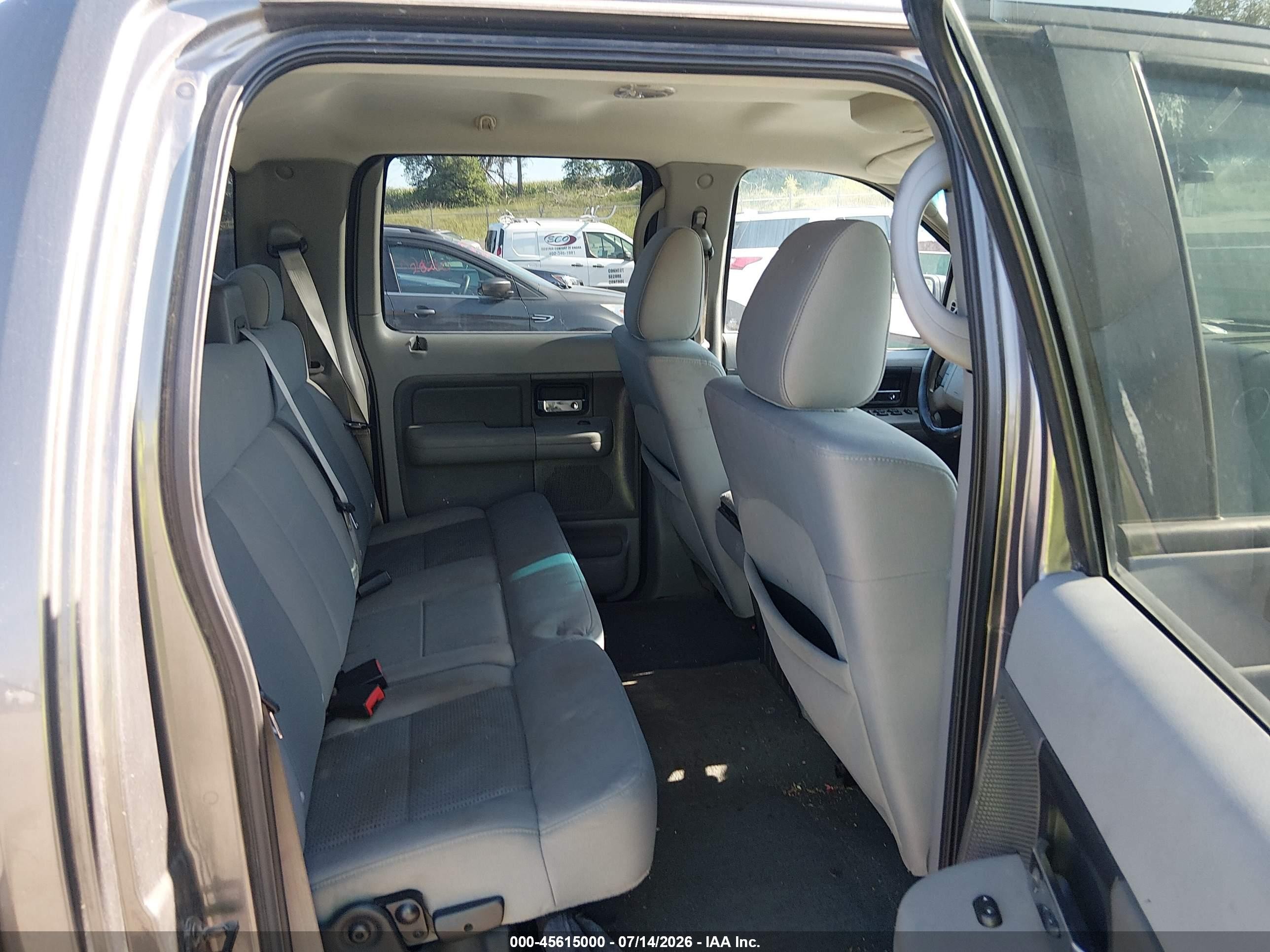 2007 Ford F-150 Lariat/xlt Gray vin: 1FTPW12V47KA88996