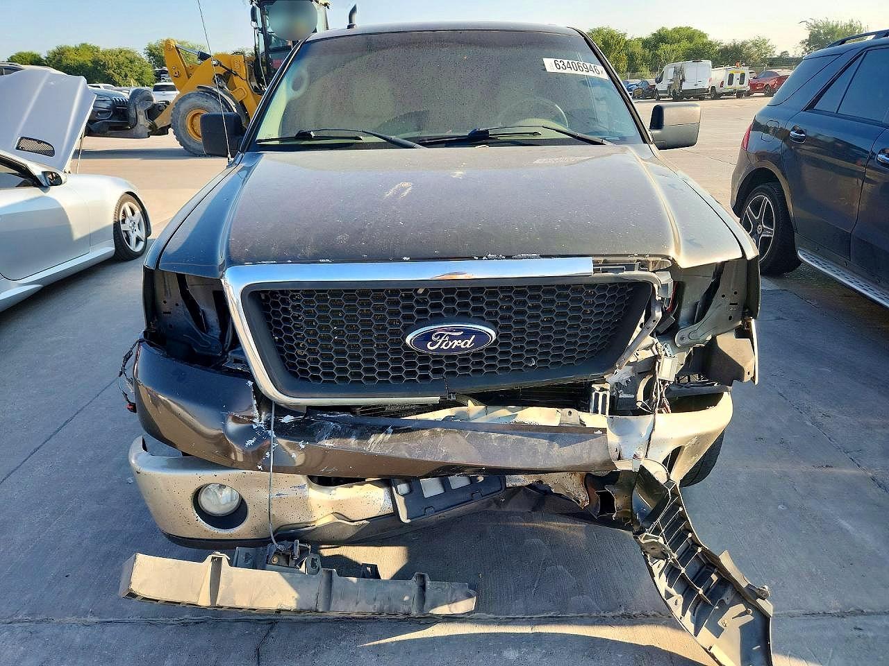 2008 Ford F150 Lariat Tan vin: 1FTPW12V48FB98909