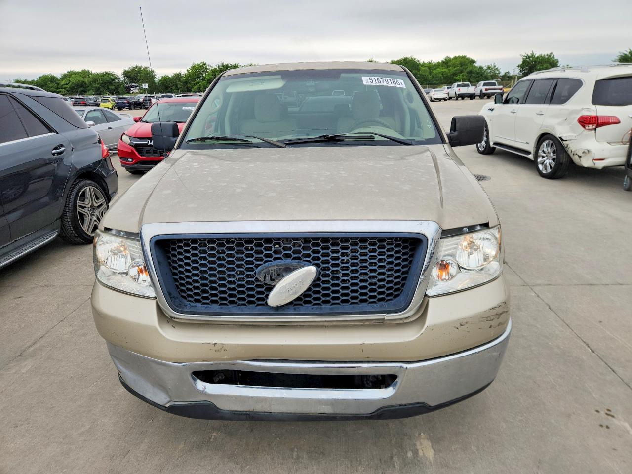 2008 Ford F150 Supercrew Beige vin: 1FTPW12V48KC85250