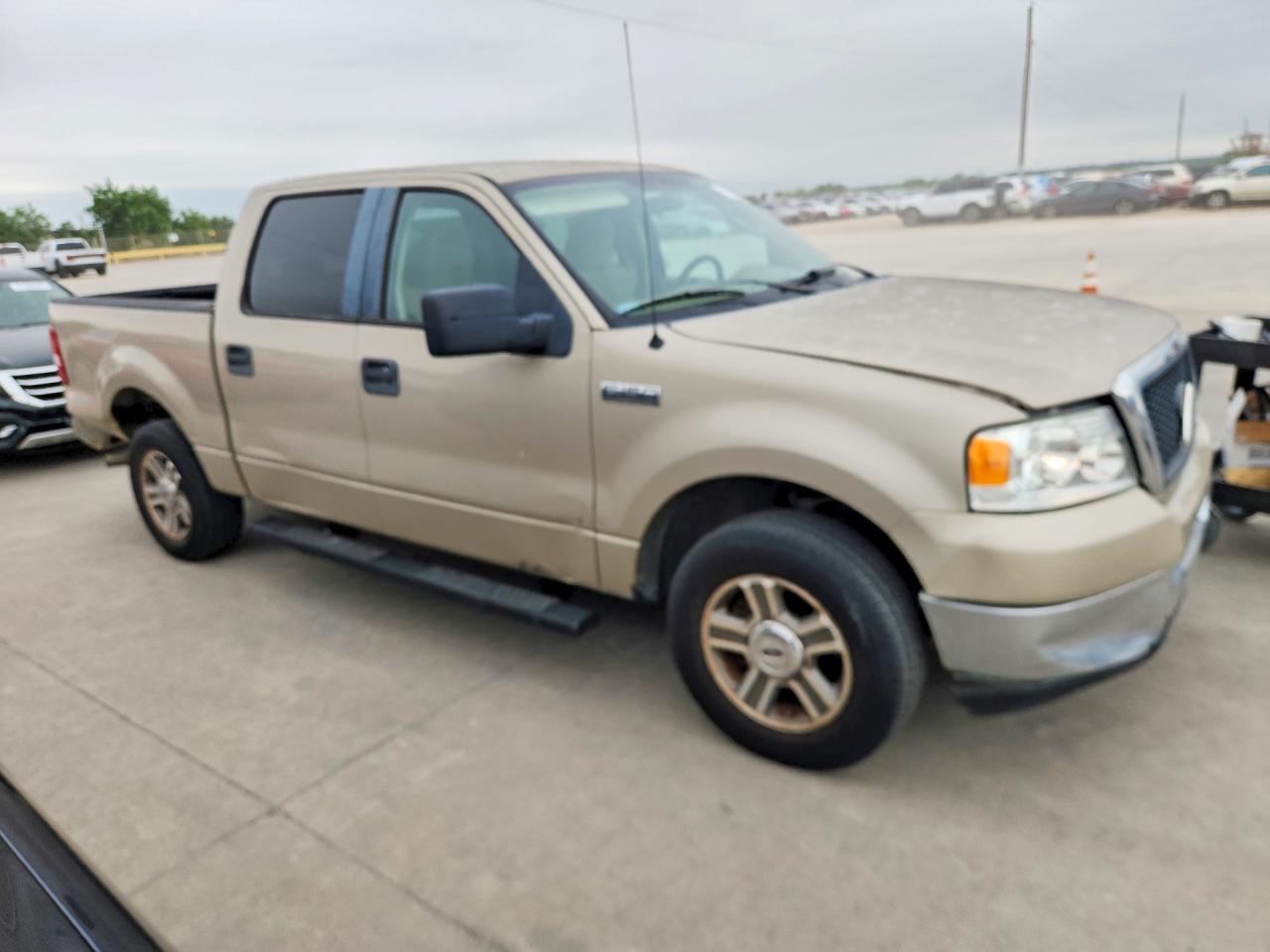 2008 Ford F150 Supercrew Beige vin: 1FTPW12V48KC85250