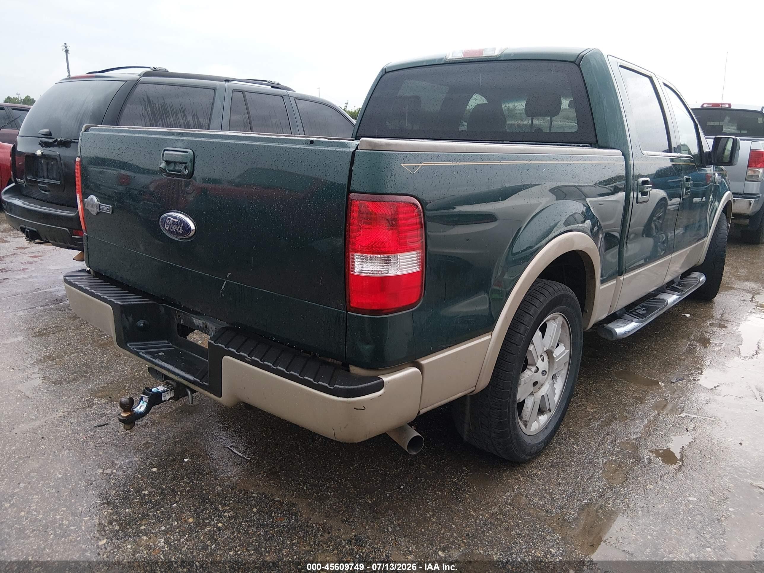 2008 Ford F-150 60th Anniversary/fx2/king Ranch/lariat/xlt Green vin: 1FTPW12V48KD36715