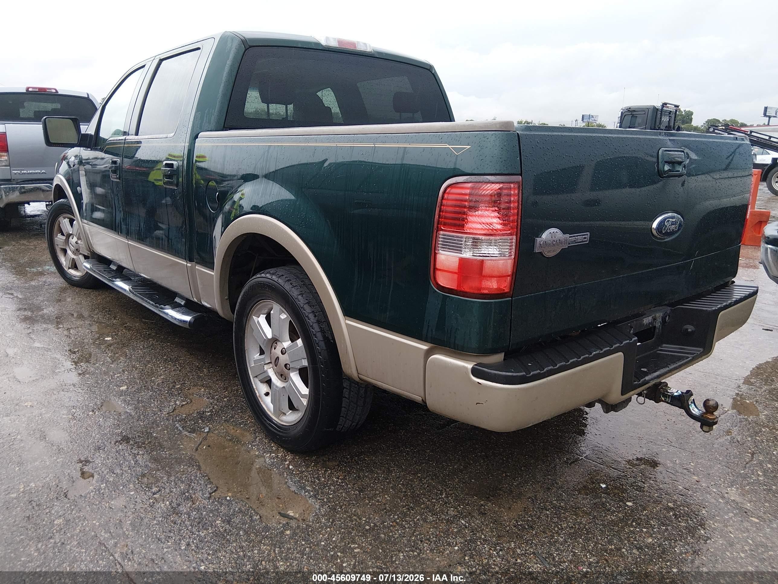 2008 Ford F-150 60th Anniversary/fx2/king Ranch/lariat/xlt Green vin: 1FTPW12V48KD36715
