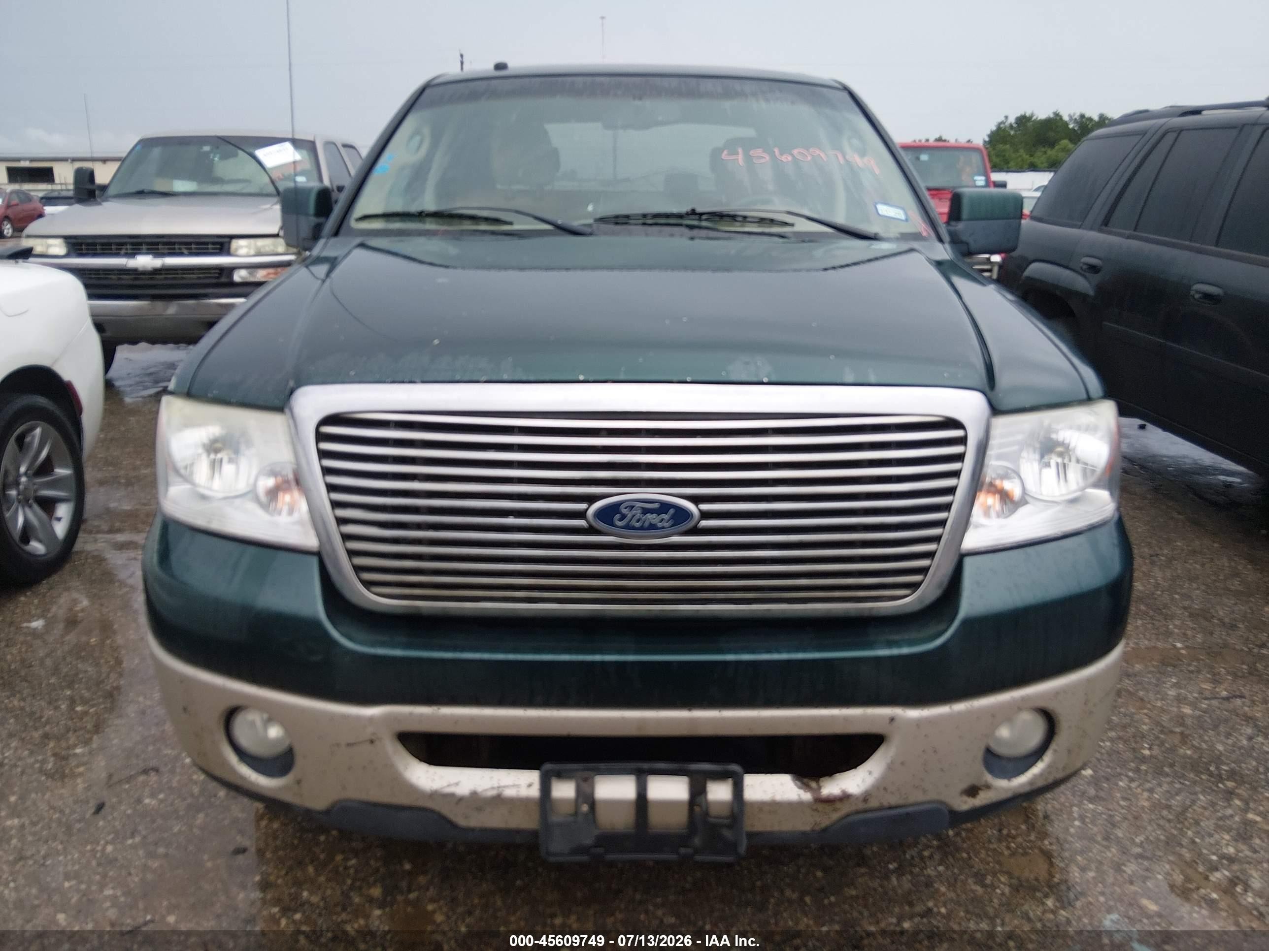 2008 Ford F-150 60th Anniversary/fx2/king Ranch/lariat/xlt Green vin: 1FTPW12V48KD36715